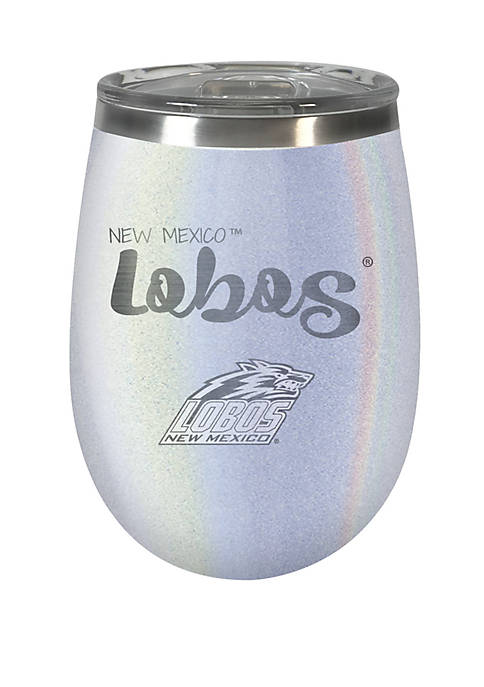 NCAA New Mexico Lobos 12 Ounce Opal Wine Tumbler