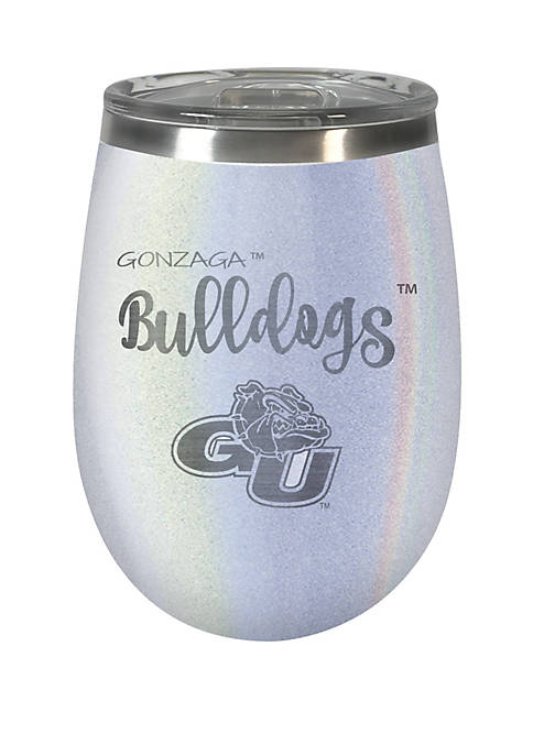 NCAA Gonzaga University Bulldogs 12 Ounce Opal Wine Tumbler