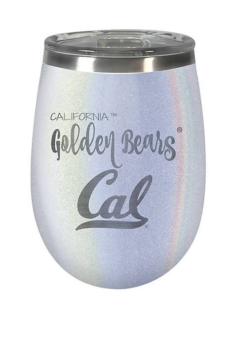 NCAA California Golden Bears 12 Ounce Opal Wine Tumbler