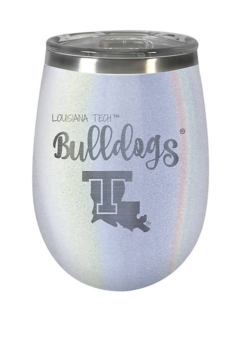 NCAA Louisiana Tech Bulldogs 12 Ounce Opal Wine Tumbler