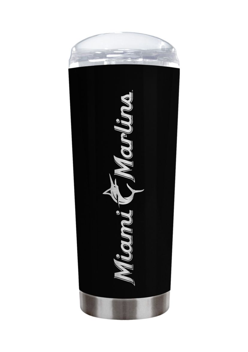 MLB Miami Marlins 18 Ounce Roadie Travel Tumbler