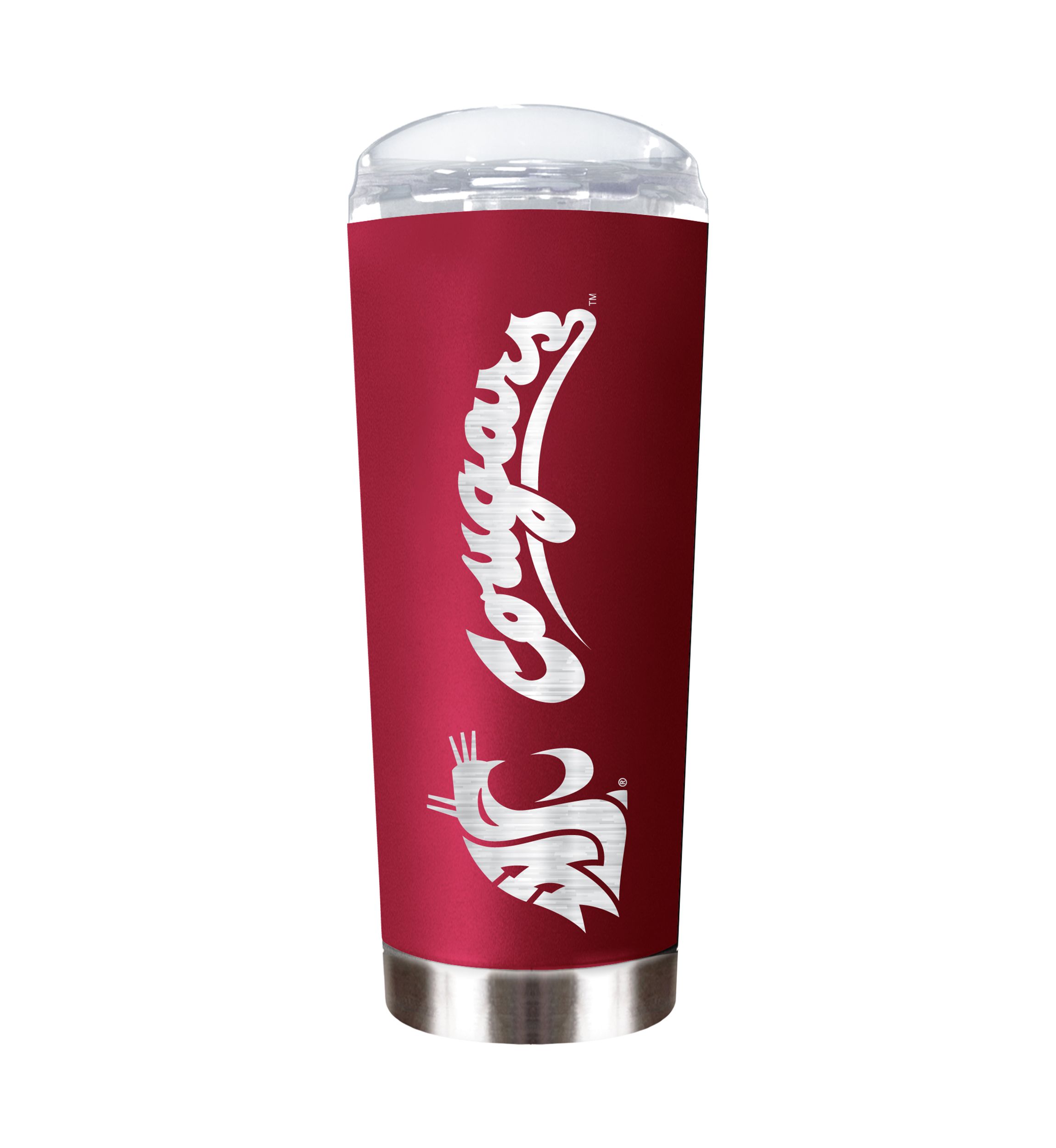 NCAA Washington State Cougars 18 Ounce Roadie Travel Tumbler 
