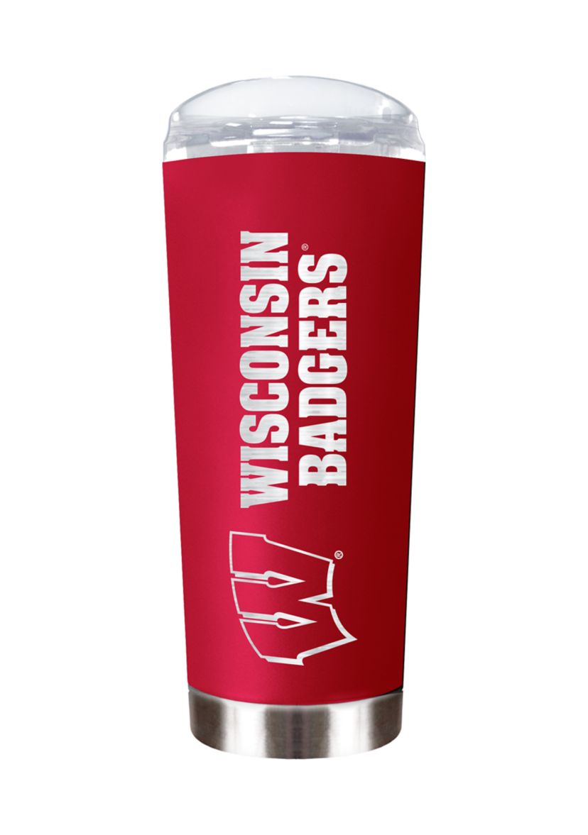 NCAA Wisconsin Badgers 18 Ounce Roadie Travel Tumbler 