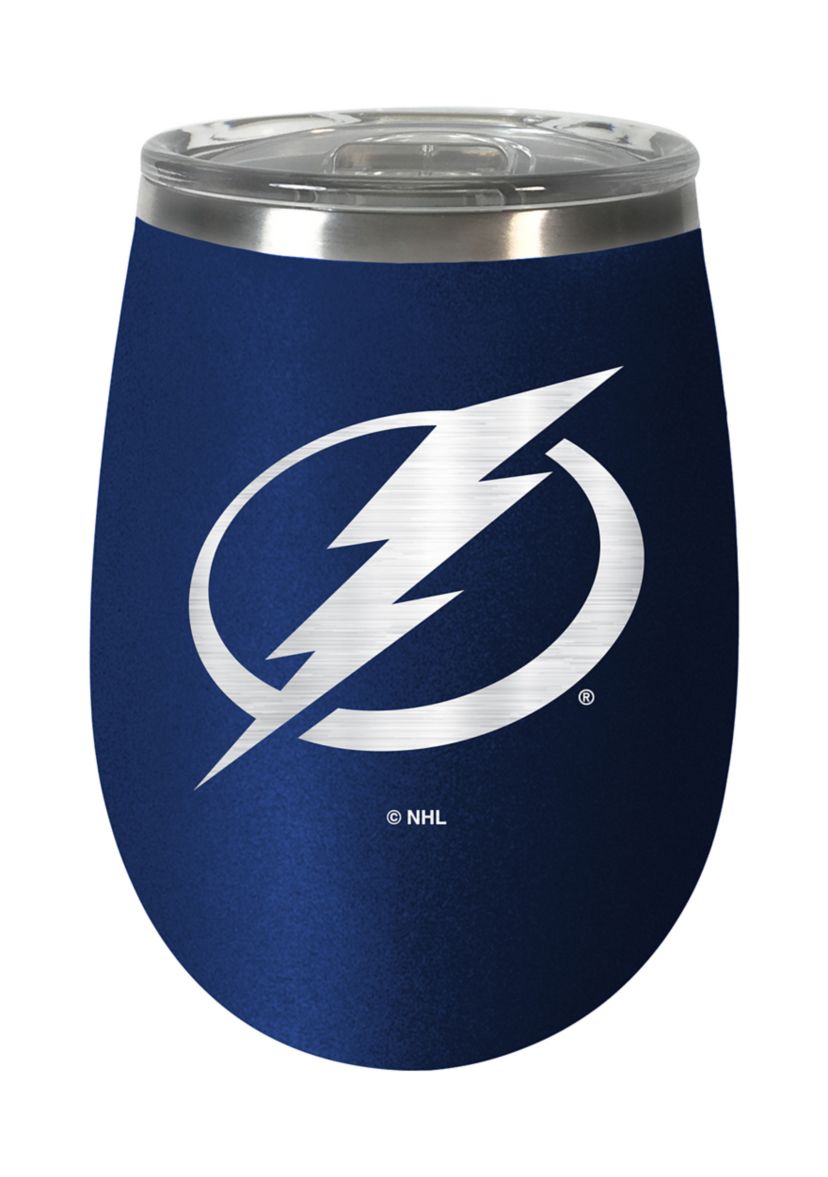 NHL Tampa Bay Lightning 10 Ounce Team Colored Wine Tumbler