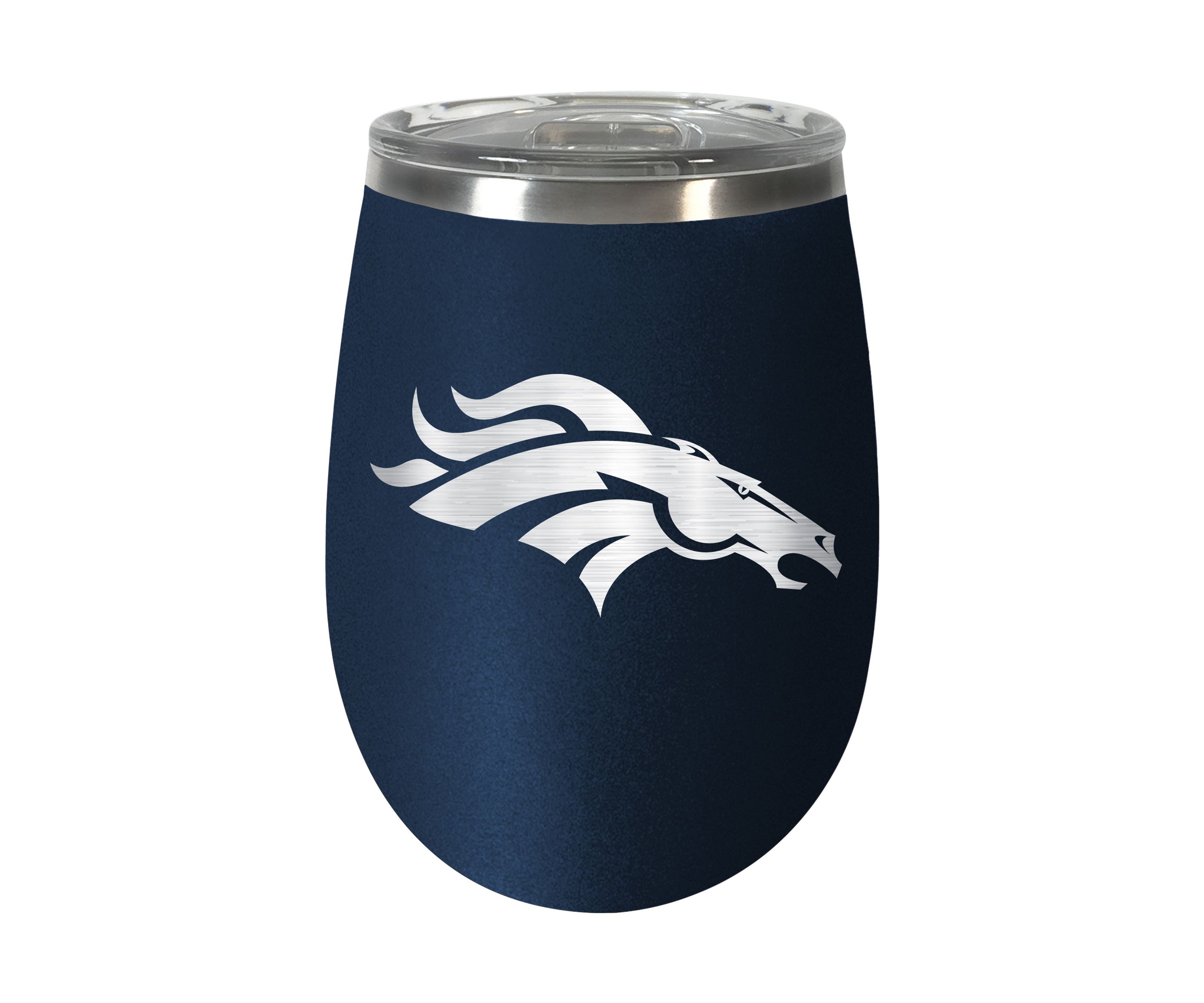 NFL Denver Broncos 10 Ounce Team Colored Wine Tumbler