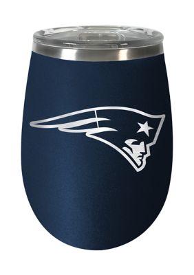 NFL New England Patriots 10 Ounce Team Colored Wine Tumbler