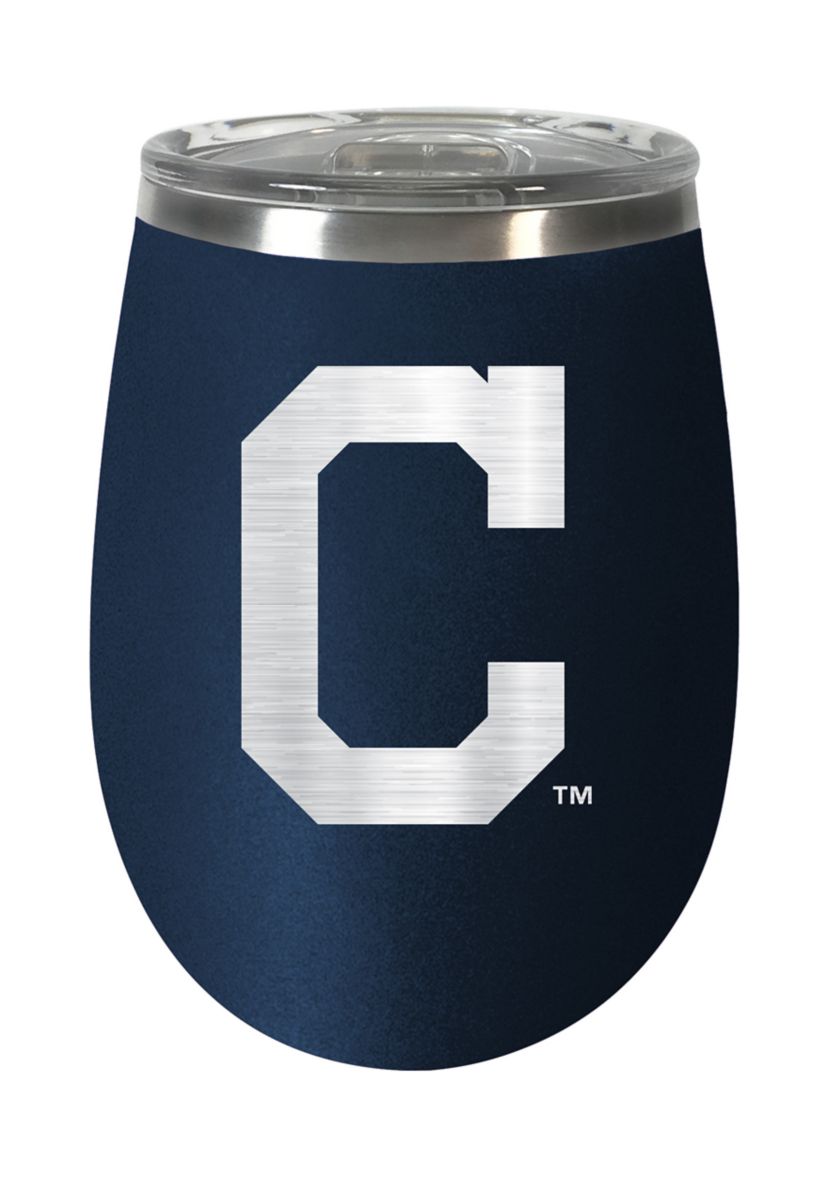 MLB Cleveland Indians 10 Ounce Team Colored Wine Tumbler