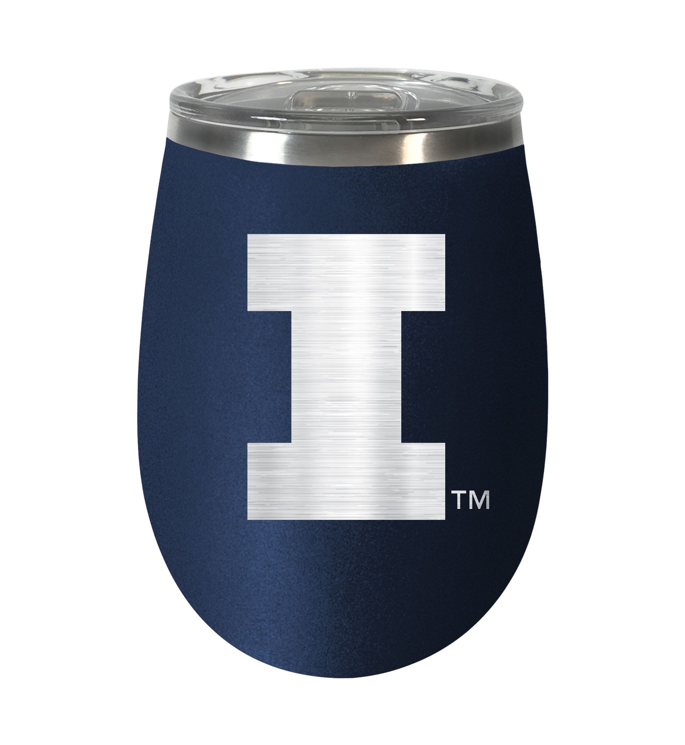 NCAA Illinois Fighting Illini 10 Ounce Team Colored Wine Tumbler