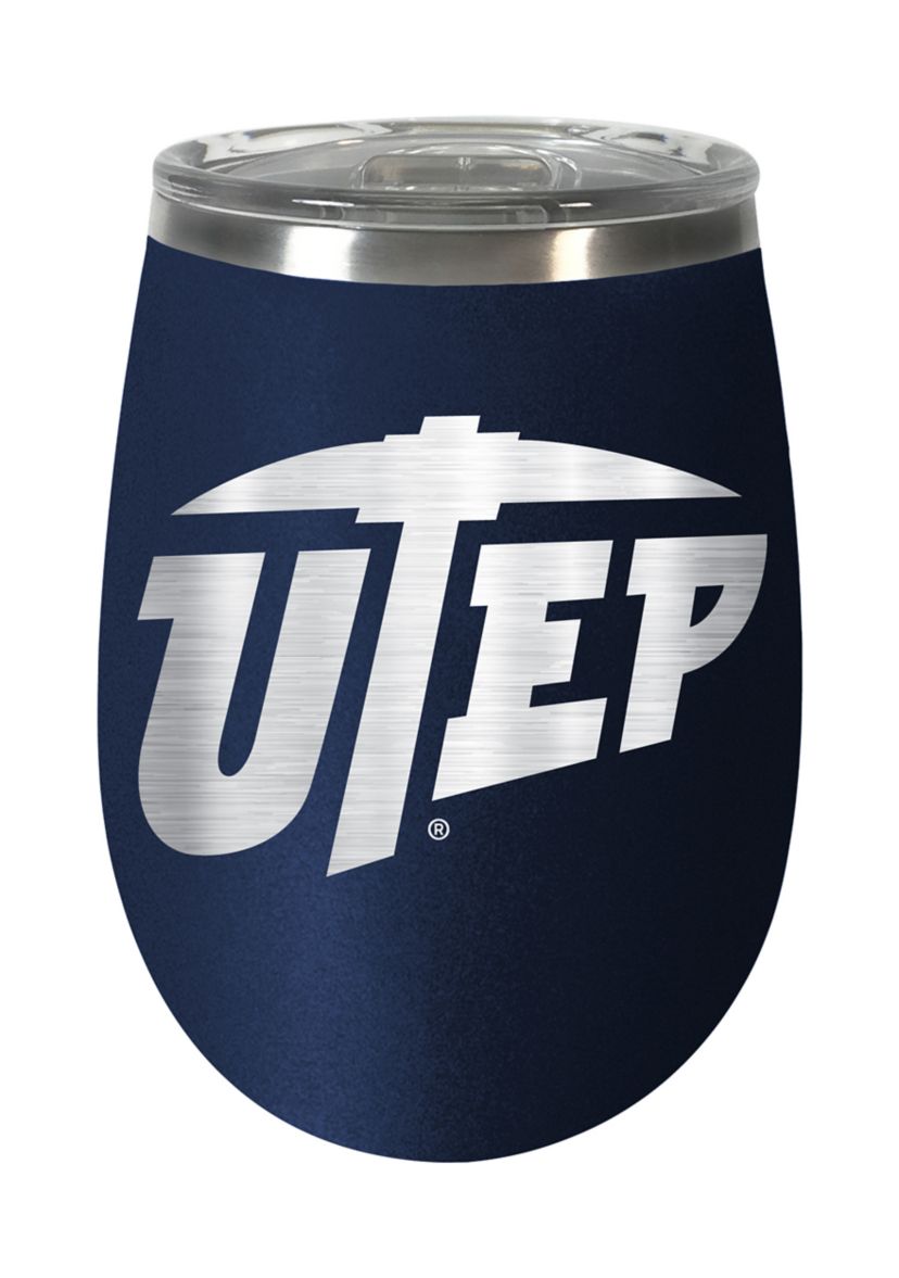 NCAA UTEP Miners 10 Ounce Team Colored Wine Tumbler