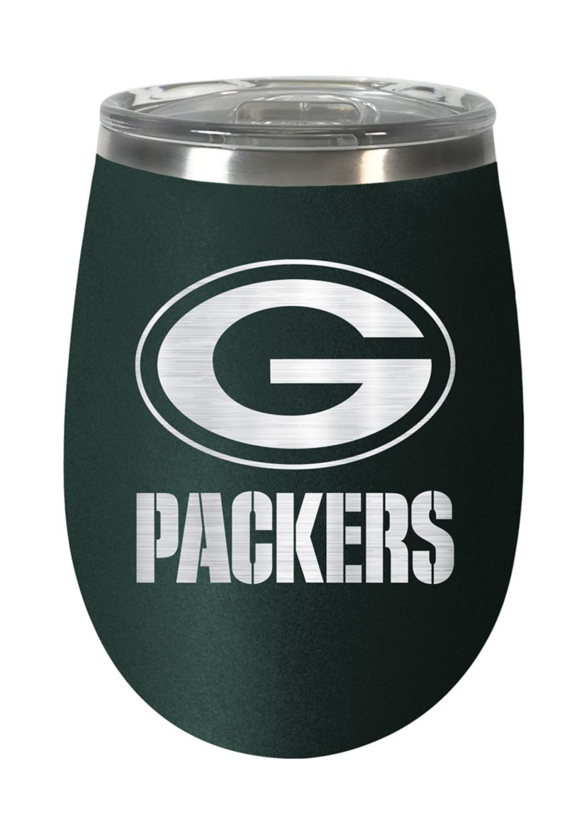 NFL Green Bay Packers 10 Ounce Team Colored Wine Tumbler