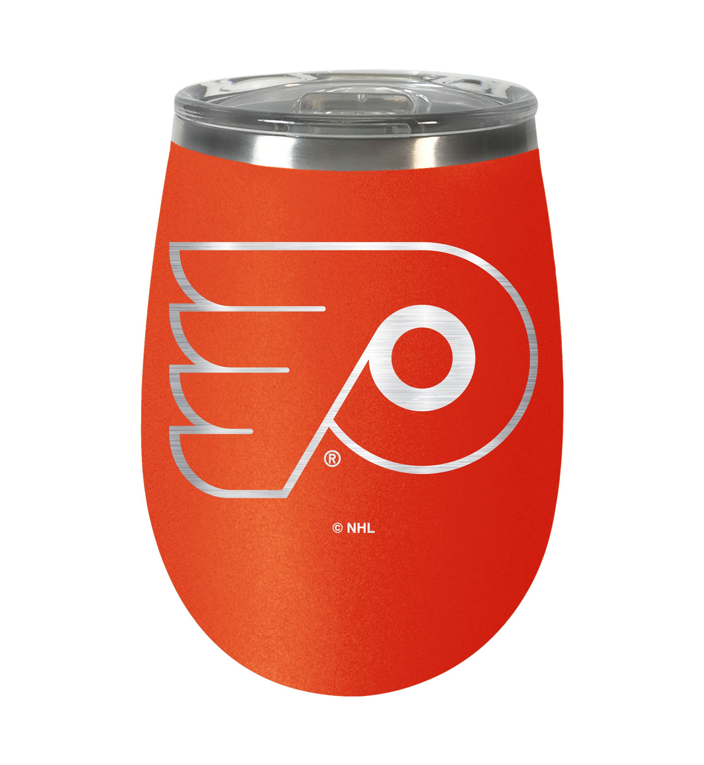 NHL Philadelphia Flyers  10 Ounce Team Colored Wine Tumbler