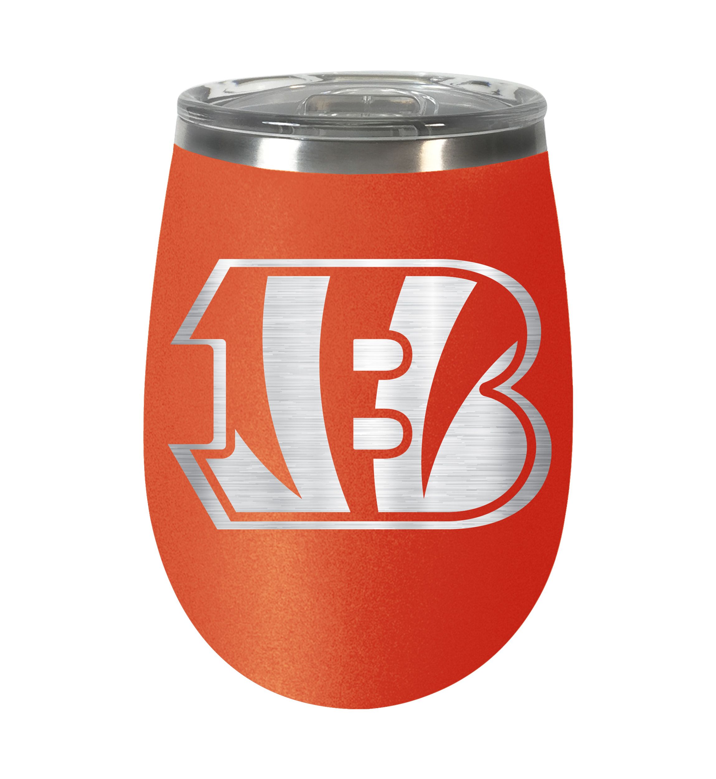 NFL Cincinnati Bengals  10 Ounce Team Colored Wine Tumbler