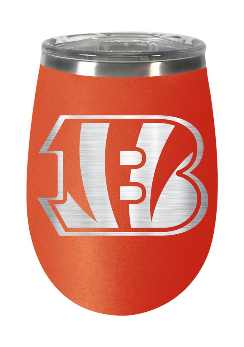 NFL Cincinnati Bengals  10 Ounce Team Colored Wine Tumbler