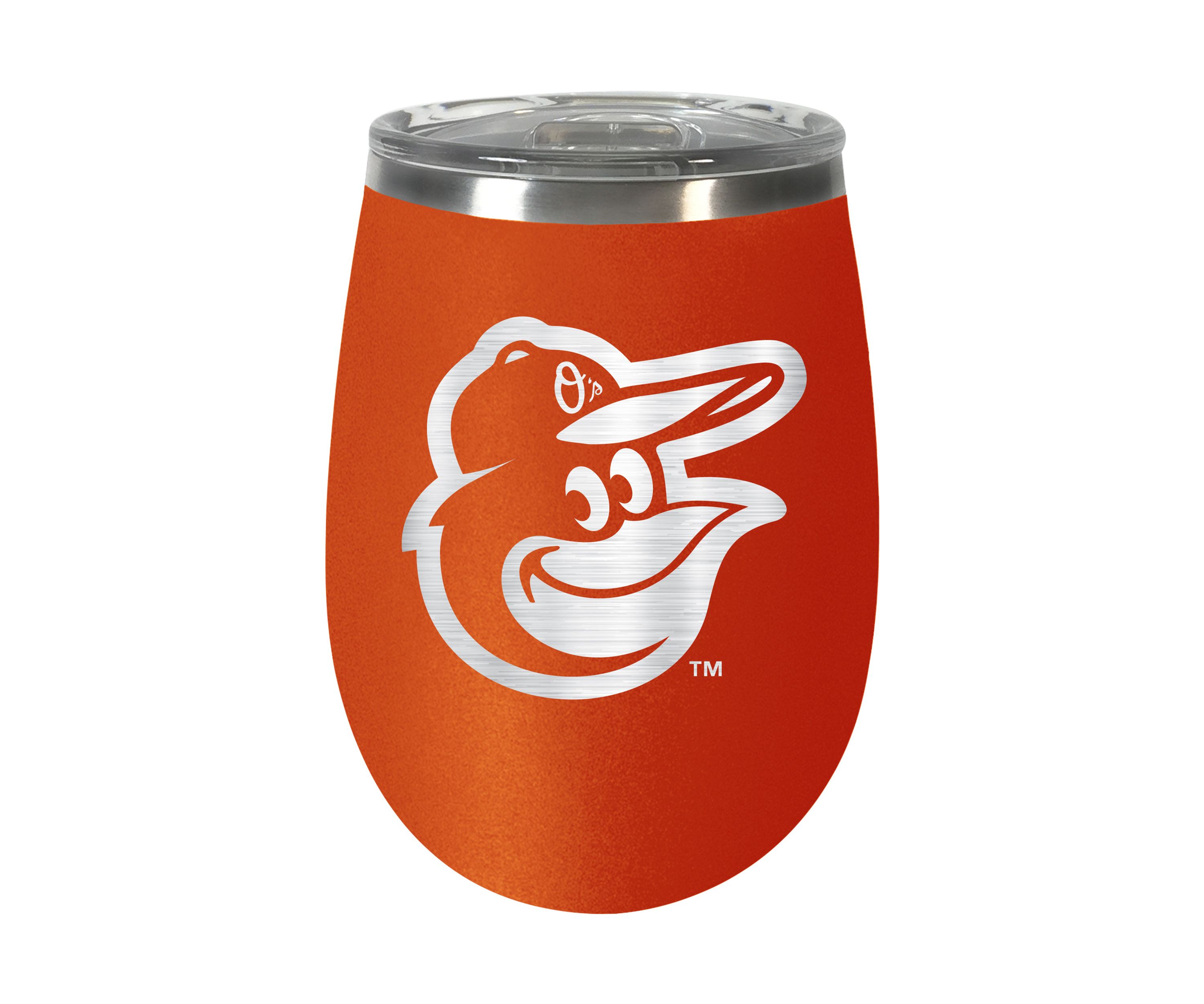 MLB  Baltimore Orioles  10 Ounce Team Colored Wine Tumbler