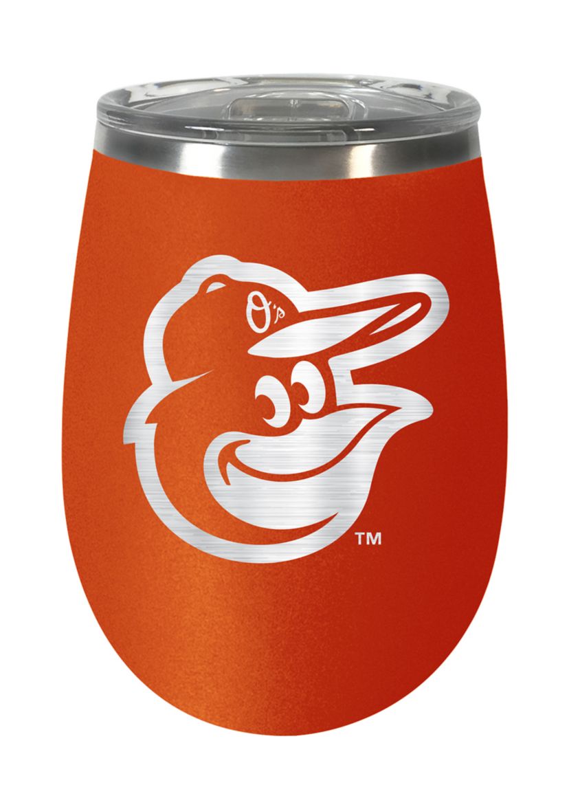 MLB  Baltimore Orioles  10 Ounce Team Colored Wine Tumbler