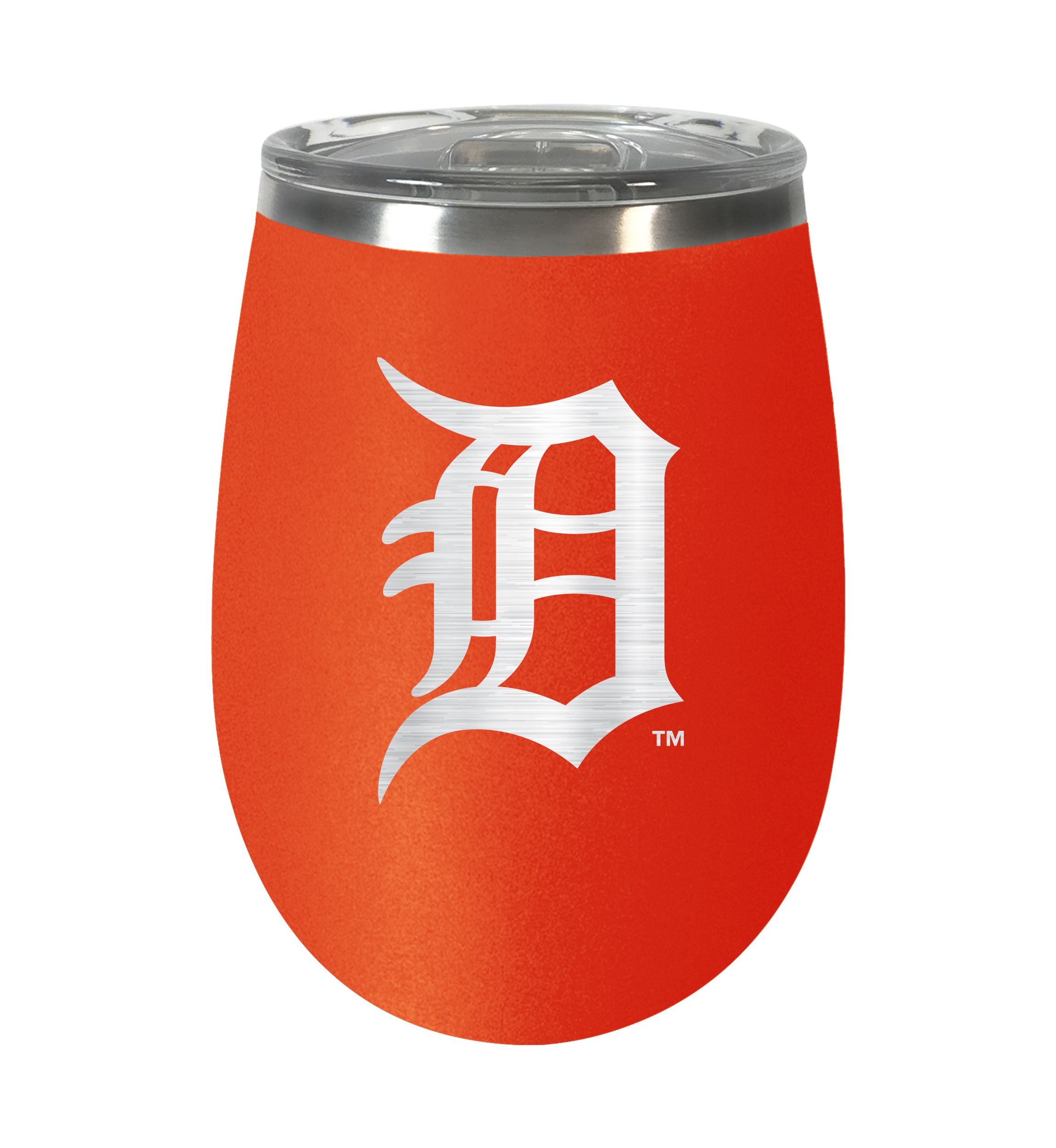 MLB Detroit Tigers  10 Ounce Team Colored Wine Tumbler