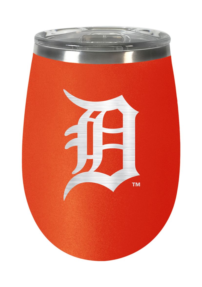 MLB Detroit Tigers  10 Ounce Team Colored Wine Tumbler