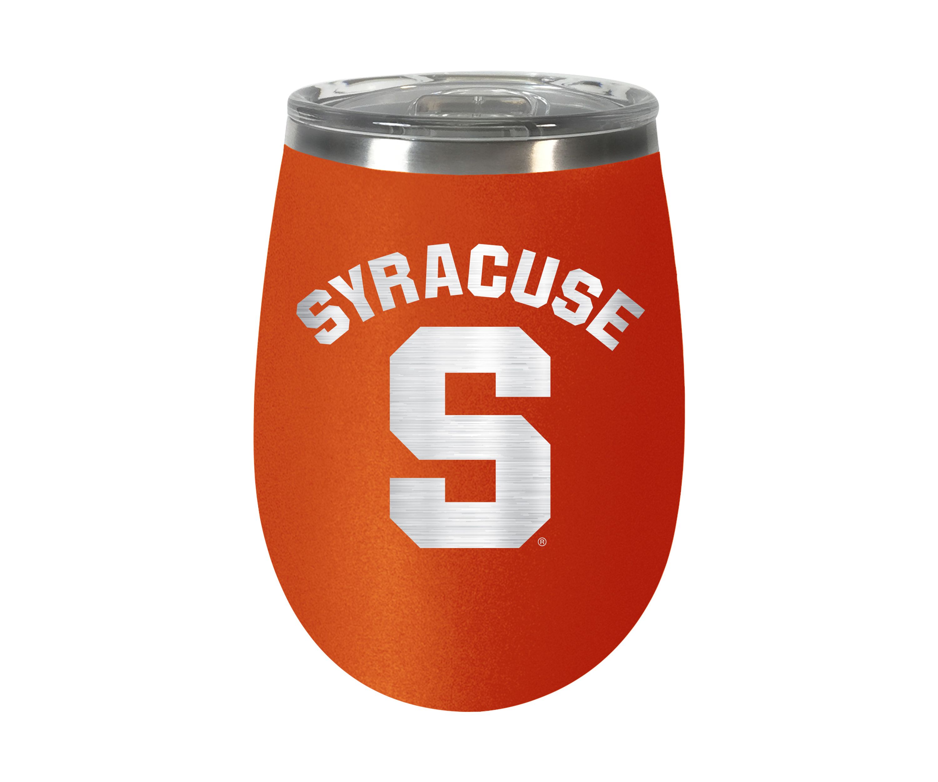 NCAA Syracuse Orange 10 Ounce Team Colored Wine Tumbler