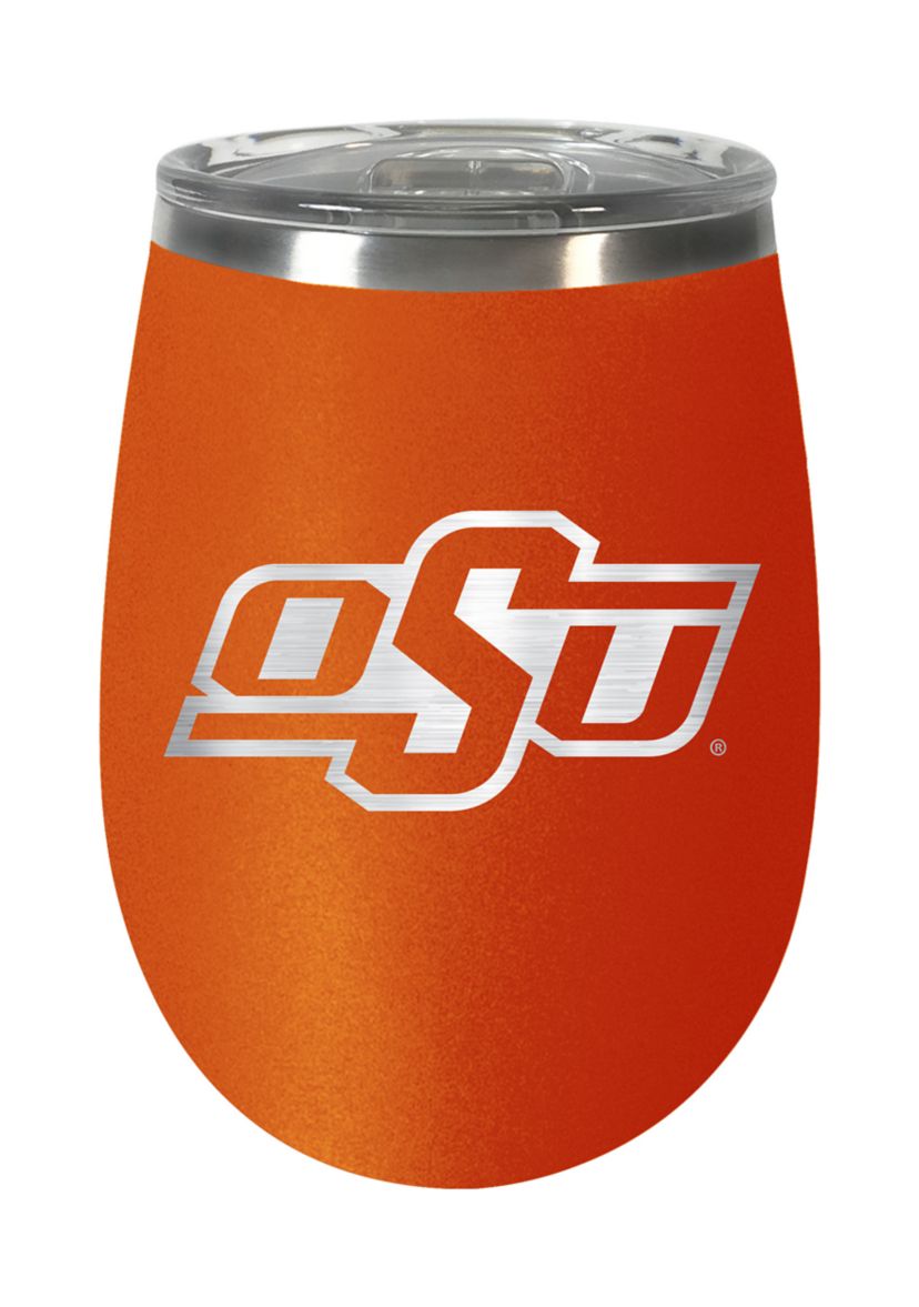 NCAA Oklahoma State Cowboys 10 Ounce Team Colored Wine Tumbler