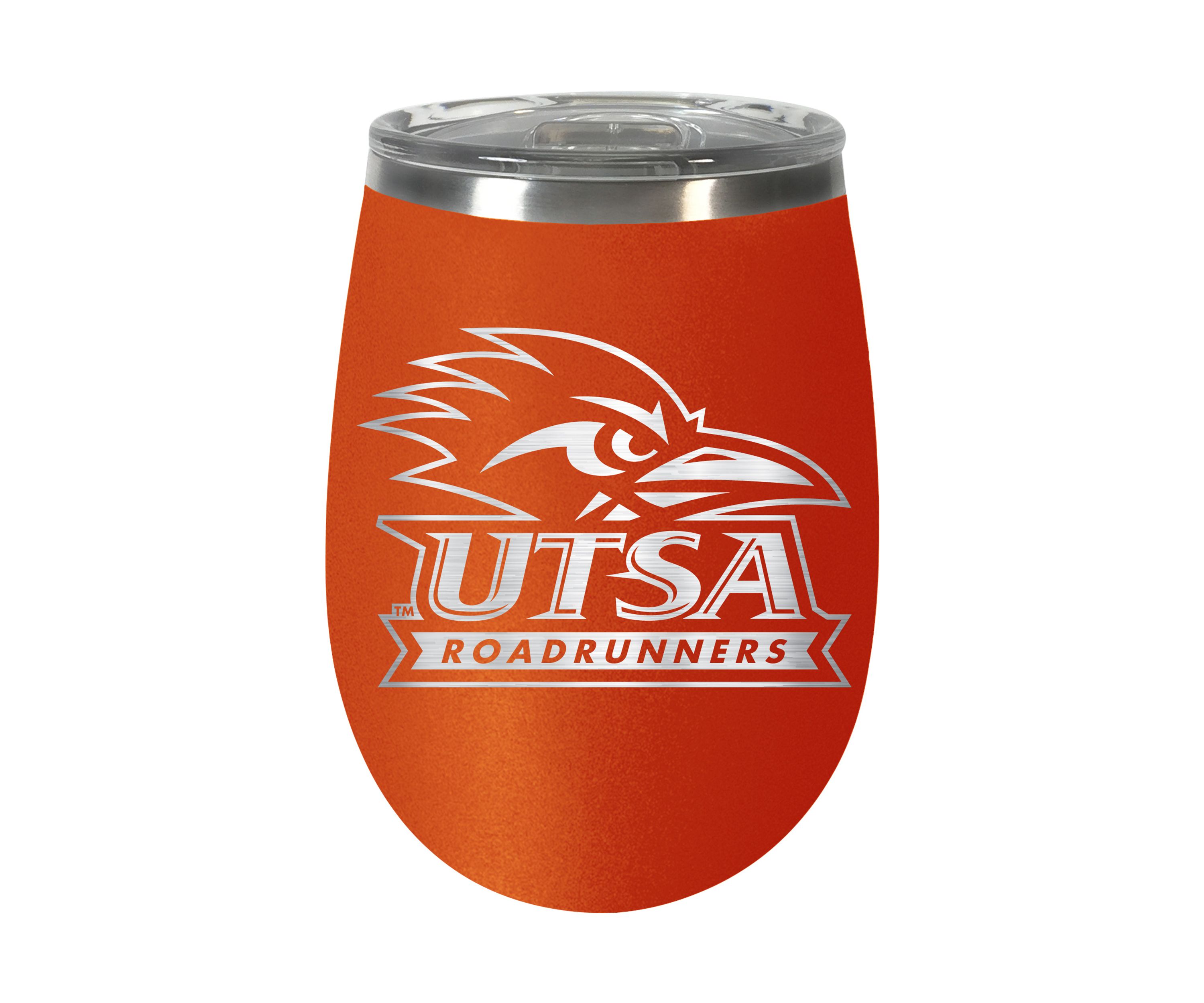 NCAA UTSA Roadrunners 10 Ounce Team Colored Wine Tumbler