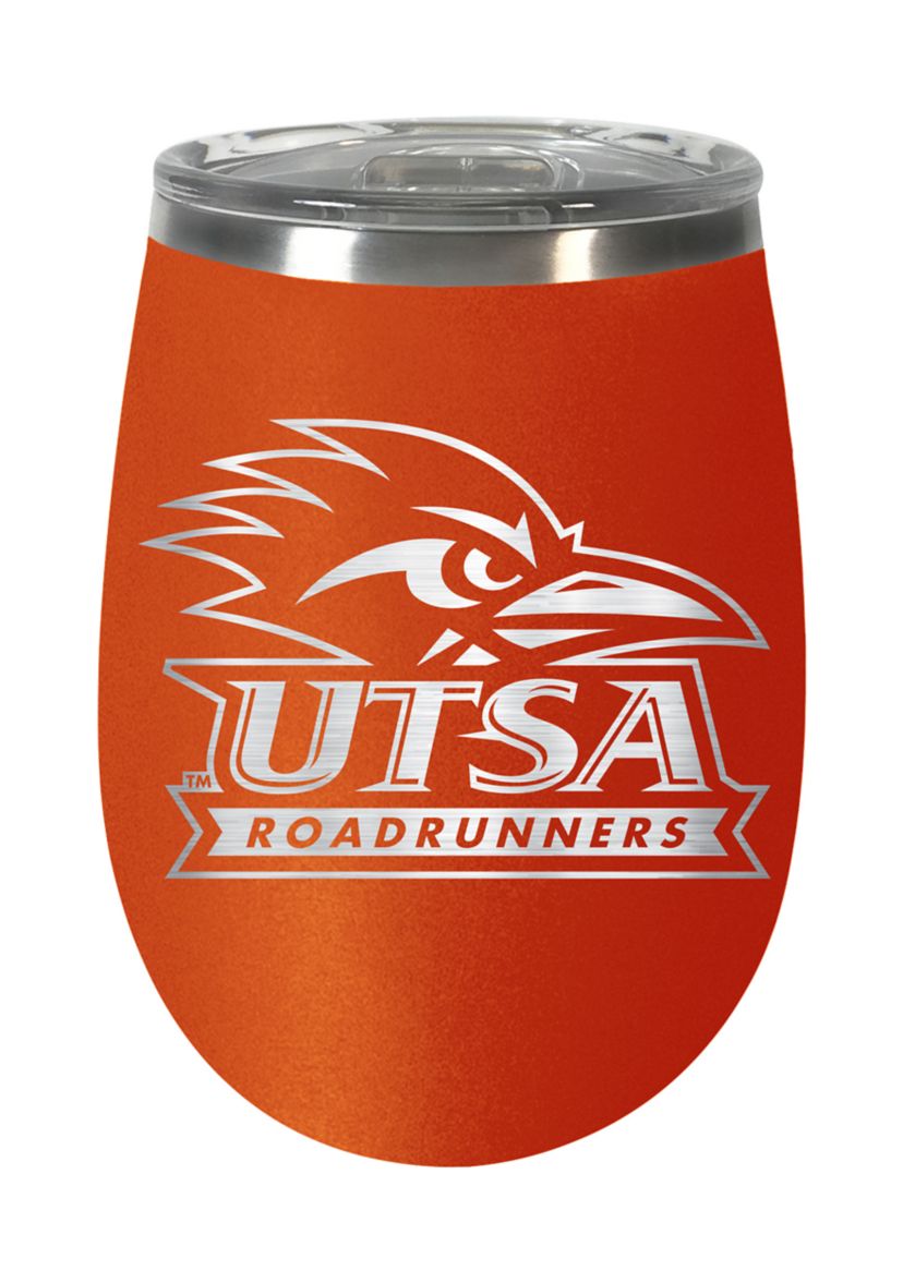 NCAA UTSA Roadrunners 10 Ounce Team Colored Wine Tumbler