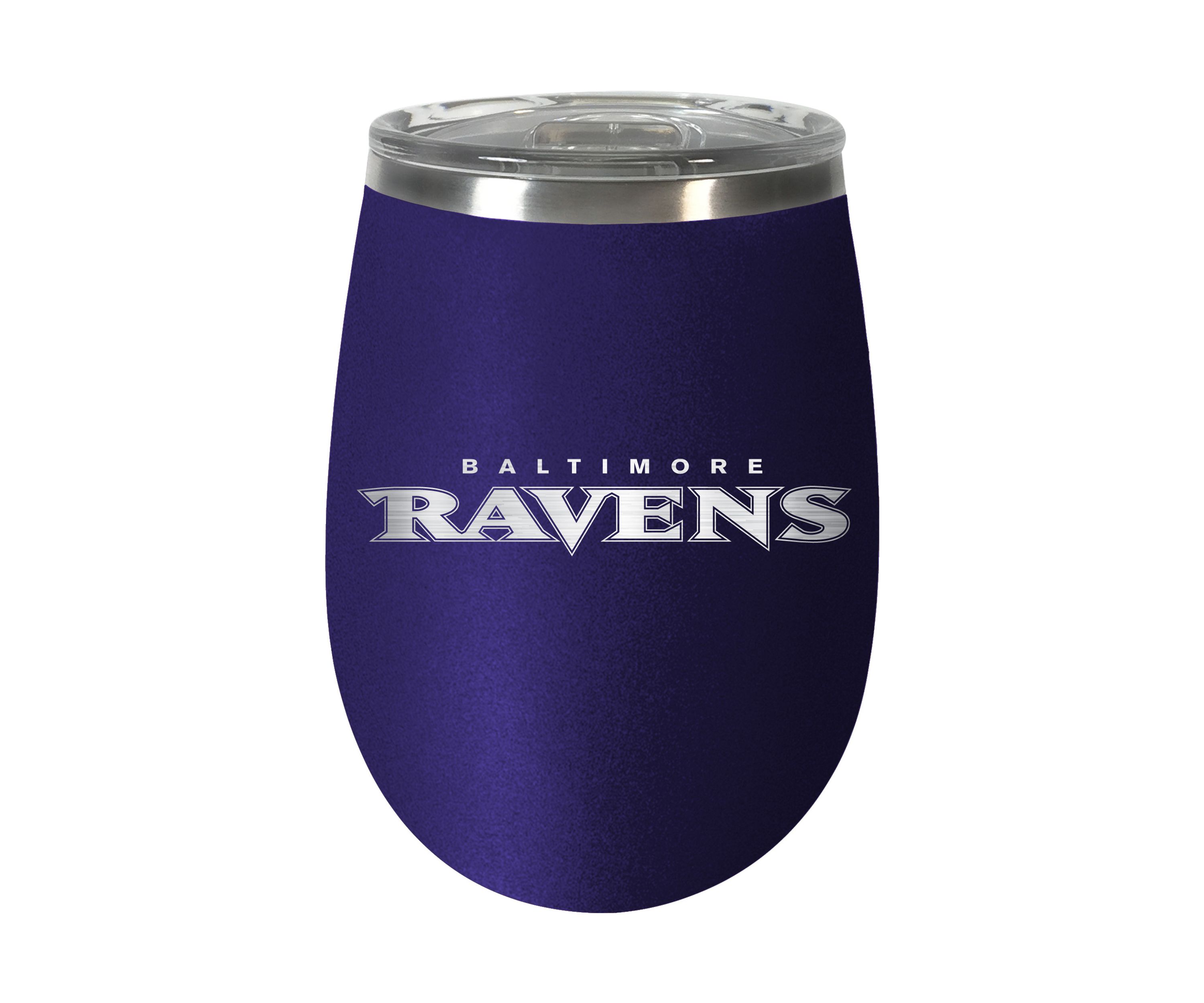 NFL Baltimore Ravens  10 Ounce Team Colored Wine Tumbler