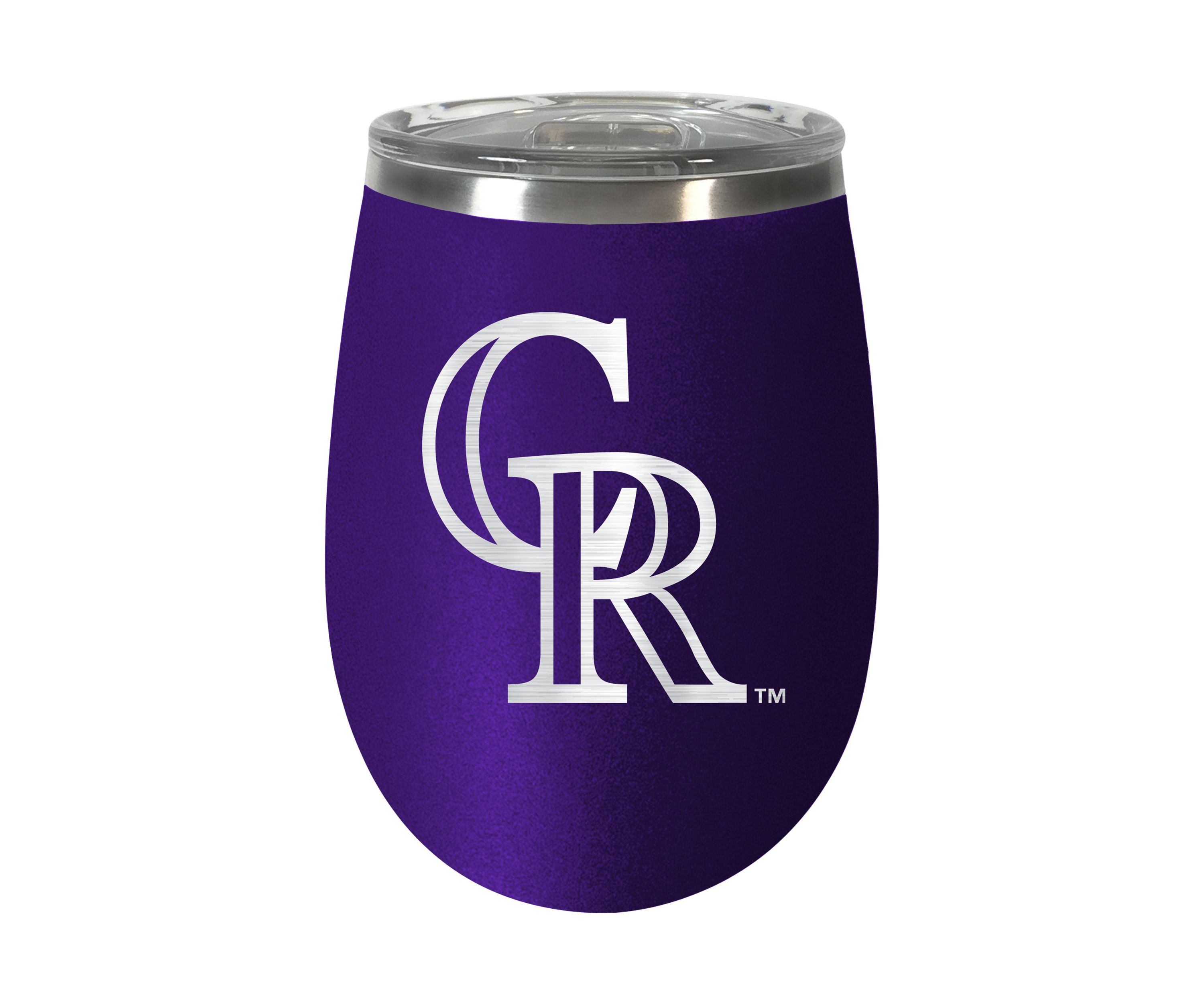 MLB Colorado Rockies  10 Ounce Team Colored Wine Tumbler