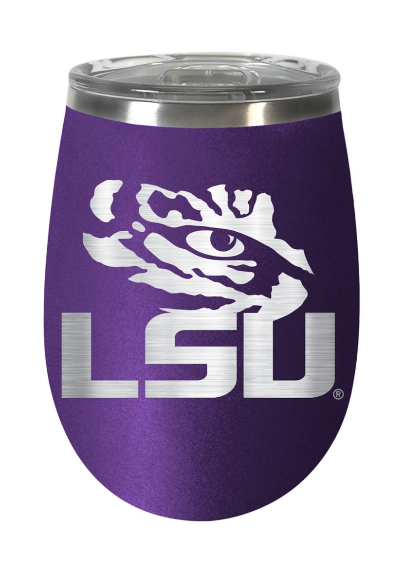NCAA LSU Tigers  10 Ounce Team Colored Wine Tumbler