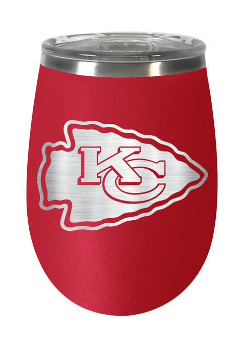 NFL Kansas City Chiefs 10 Ounce Team Colored Wine Tumbler