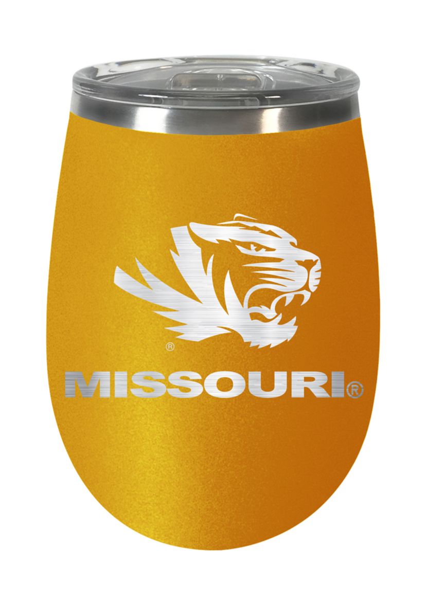 NCAA Missouri Tigers 10 Ounce Team Colored Wine Tumbler