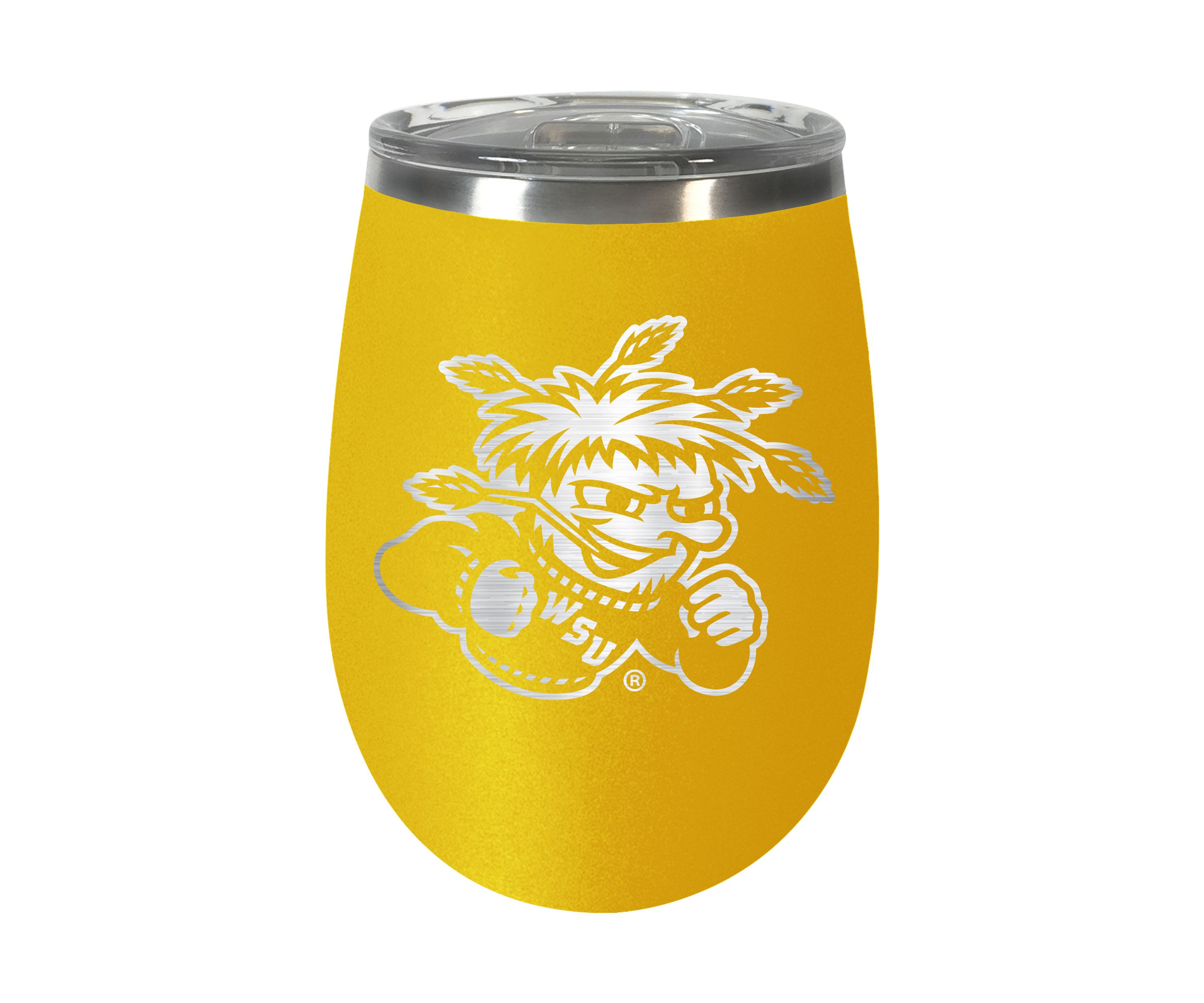 NCAA Wichita State Shockers 10 Ounce Team Colored Wine Tumbler