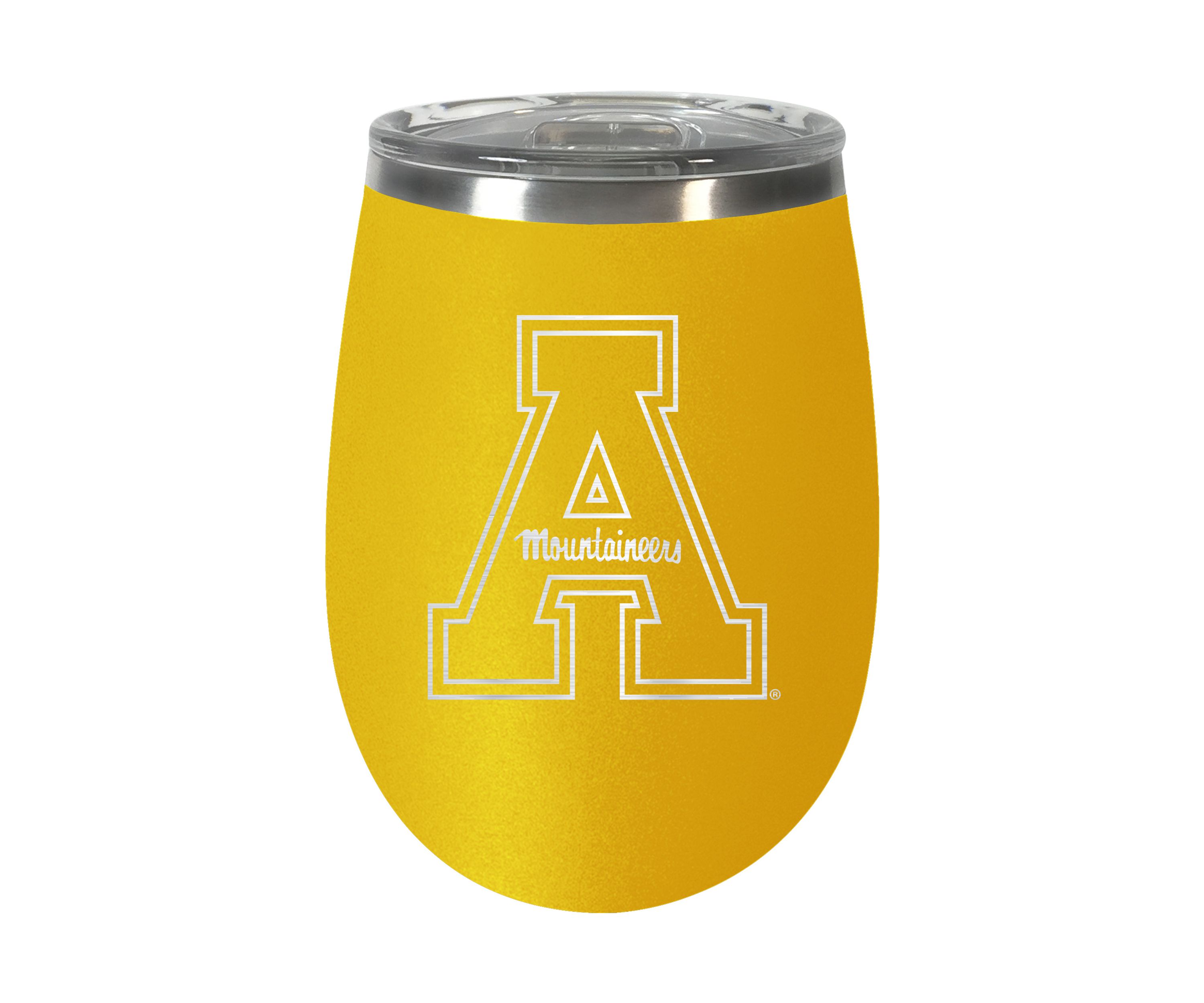 NCAA Appalachian State Mountaineers 10 Ounce Team Colored Wine Tumbler