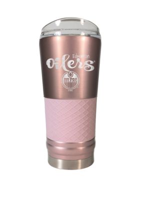 Great American Products NHL Edmonton Oilers 24 Ounce Rose Gold Draft Tumbler