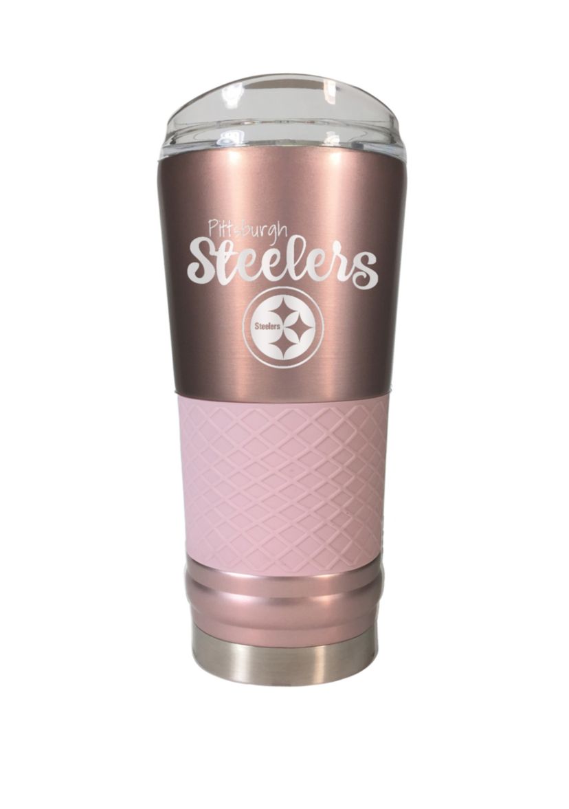 NFL Pittsburgh Steelers 24 Ounce Rose Gold Draft Tumbler