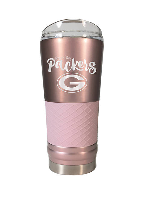 NFL Green Bay Packers 24 Ounce Rose Gold Draft Tumbler