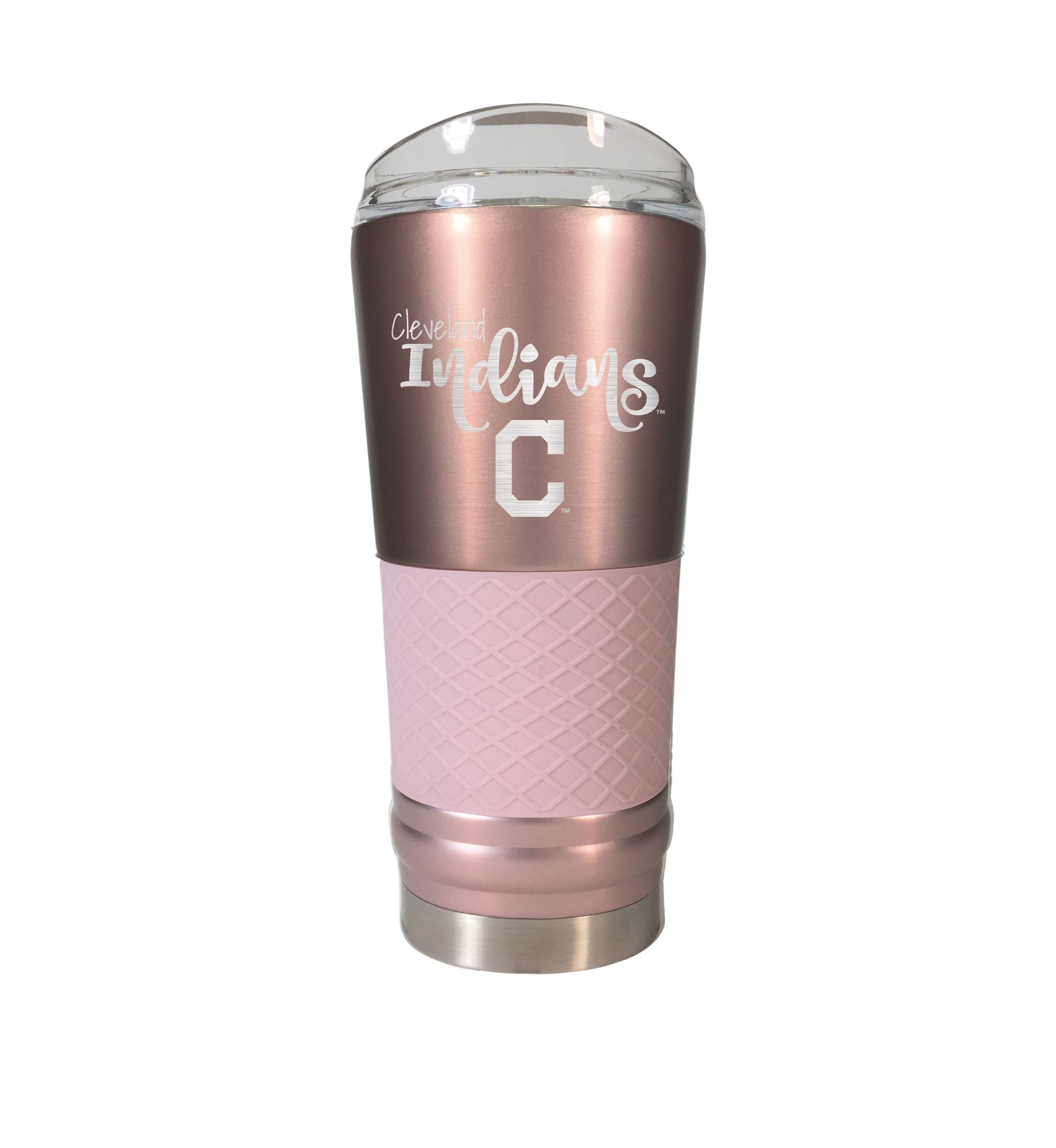 MLB Cleveland Indians 24 oz Rose Gold Draft Tumbler