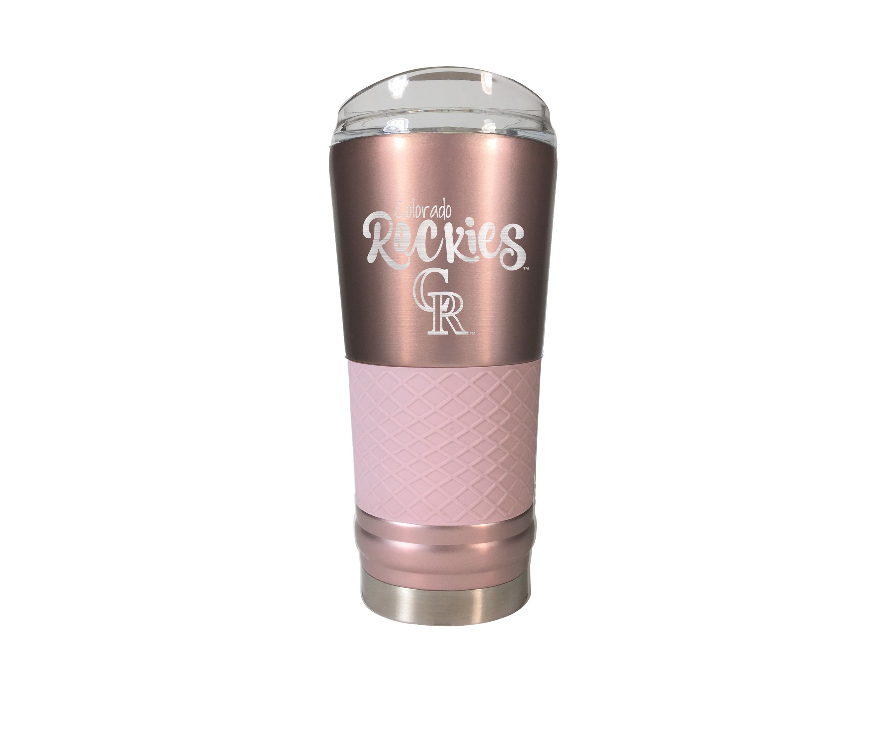 MLB Colorado Rockies 24 Ounce Rose Gold Draft Tumbler