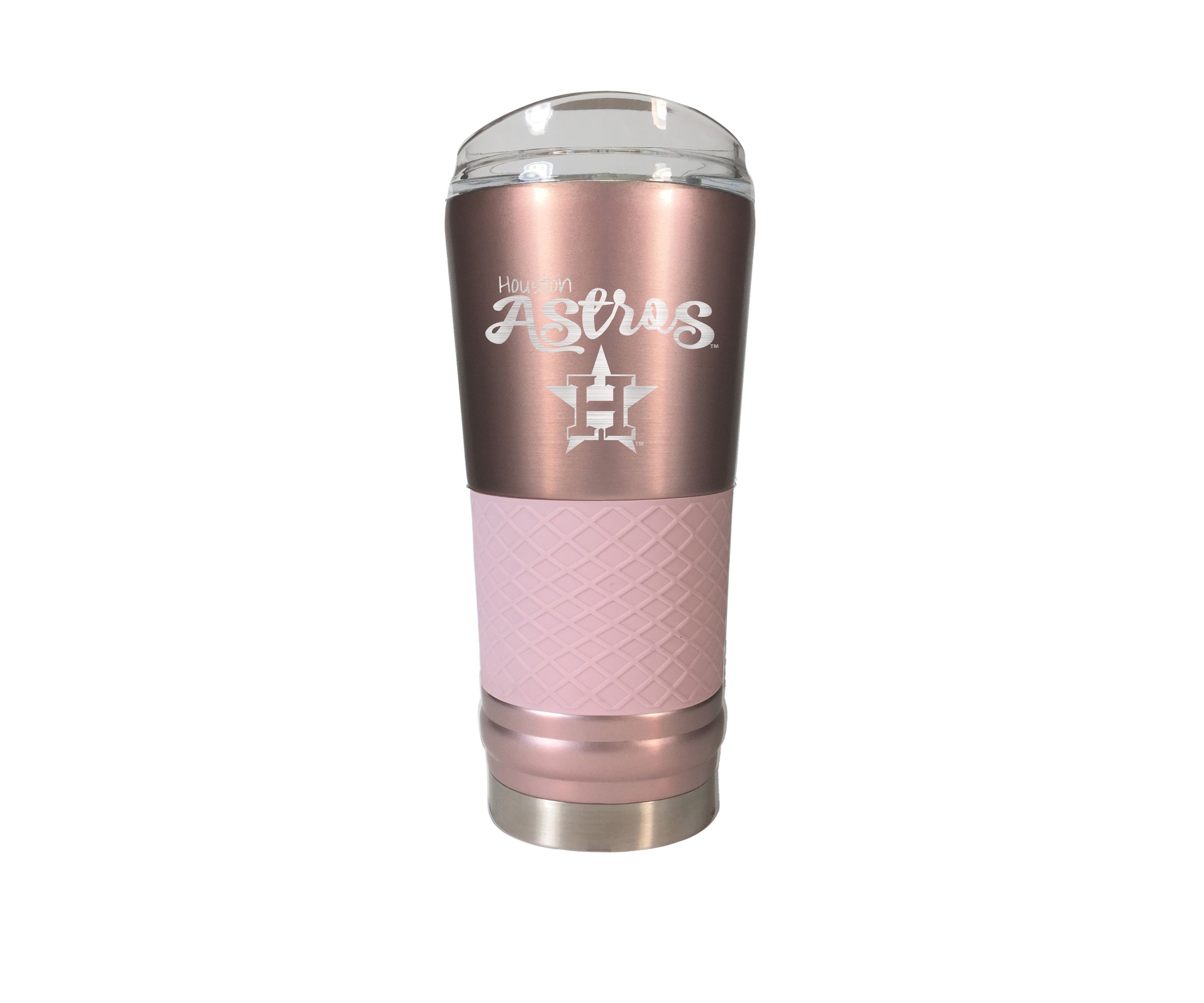 MLB Houston Astros 24 Ounce Rose Gold Draft Tumbler