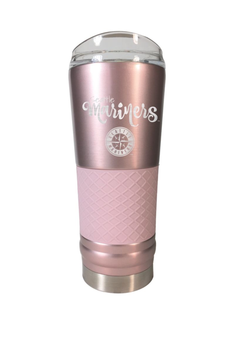 MLB Seattle Mariners 24 Ounce Rose Gold Draft Tumbler