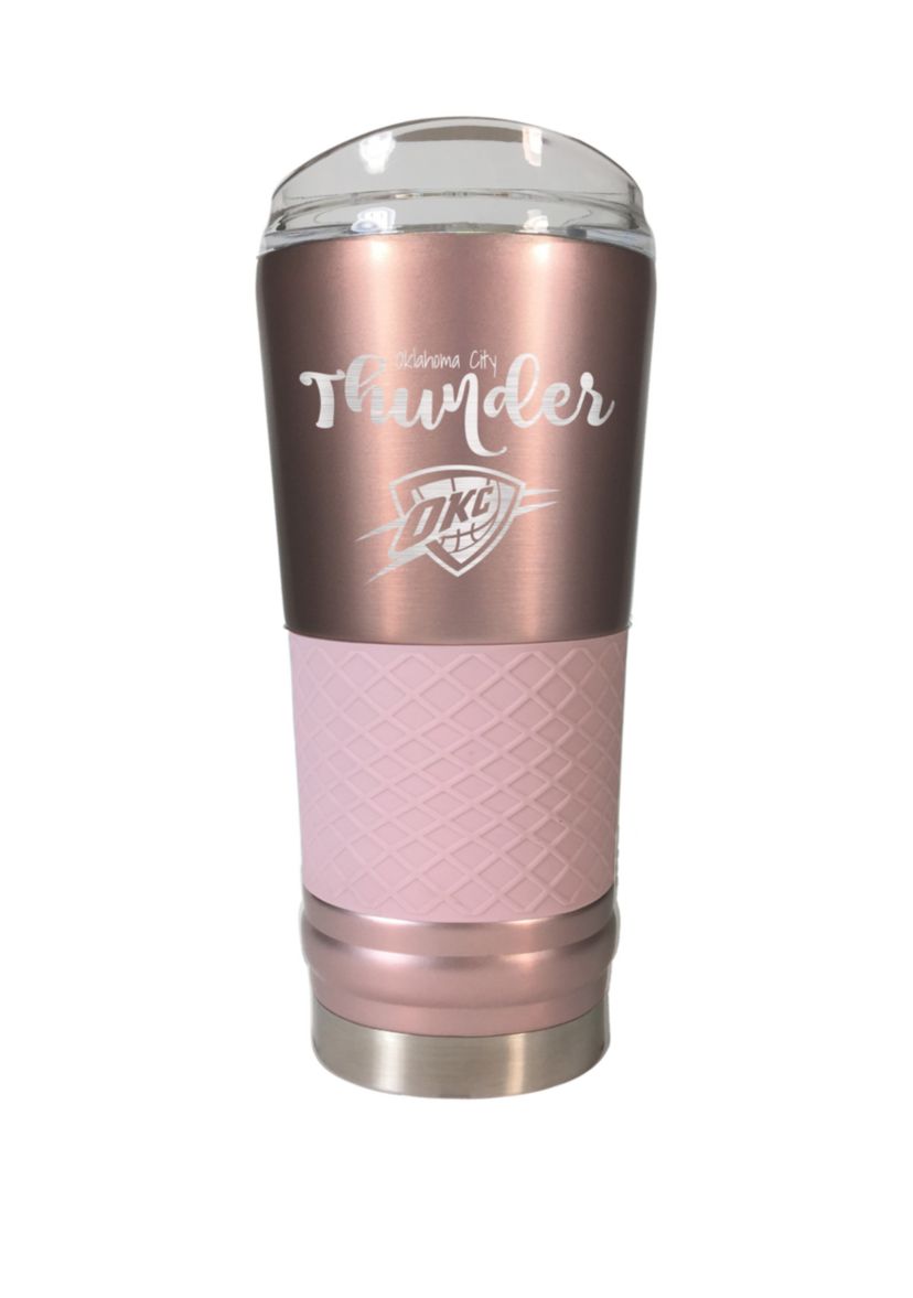 NBA Oklahoma City Thunder 24 Ounce Rose Gold Draft Tumbler
