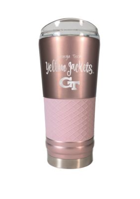 Great American Products NCAA Georgia Tech Yellow Jackets 24 Ounce Rose Gold Draft Tumbler -  7601701RGDR2371