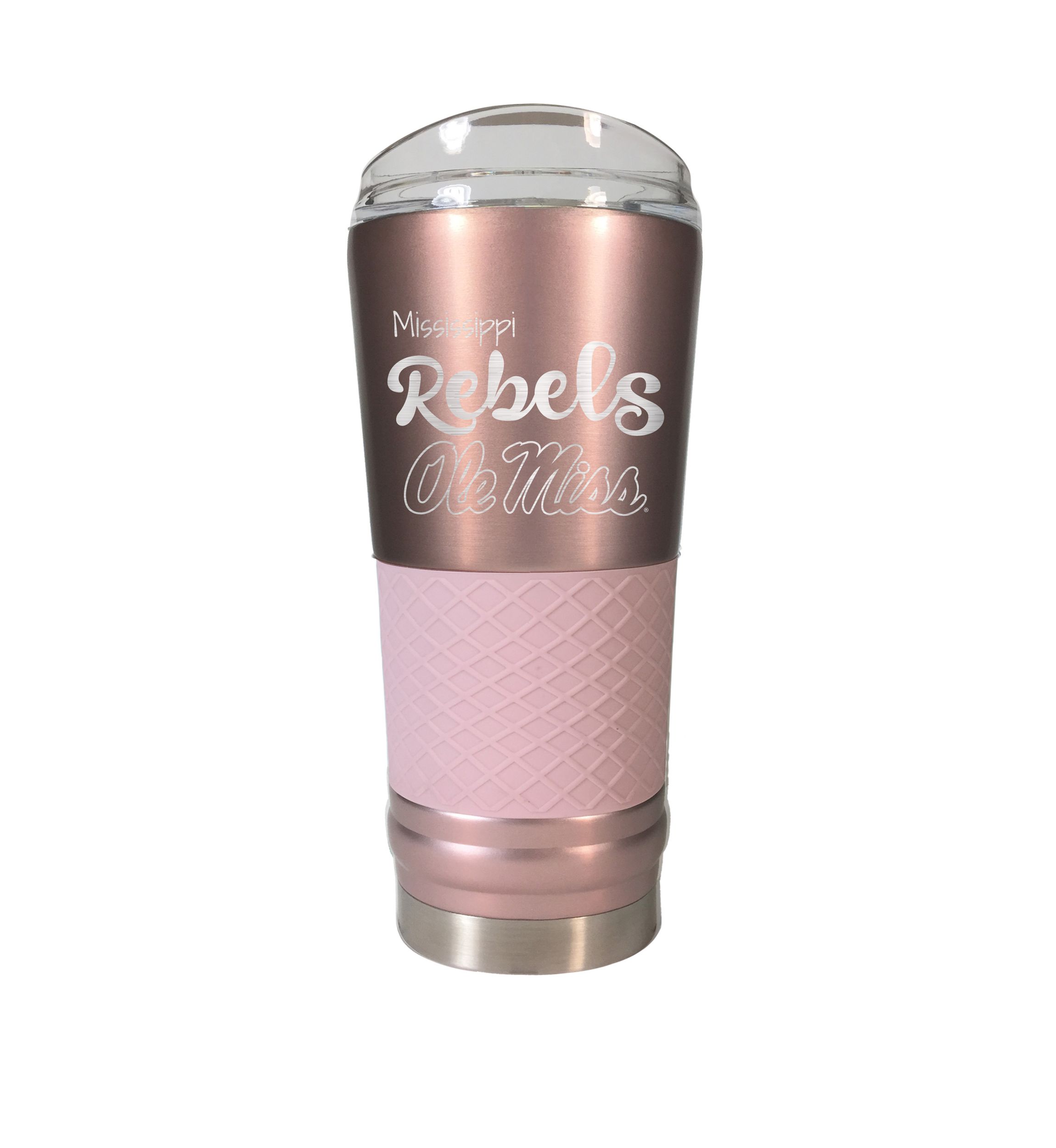 NCAA Ole Miss Rebels 24 Ounce Rose Gold Draft Tumbler