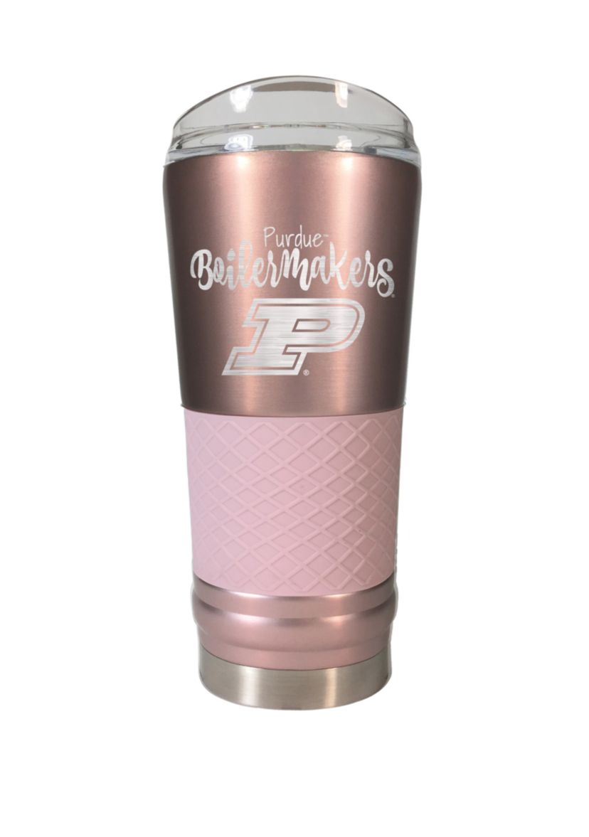 NCAA Purdue Boilermakers 24 Ounce Rose Gold Draft Tumbler