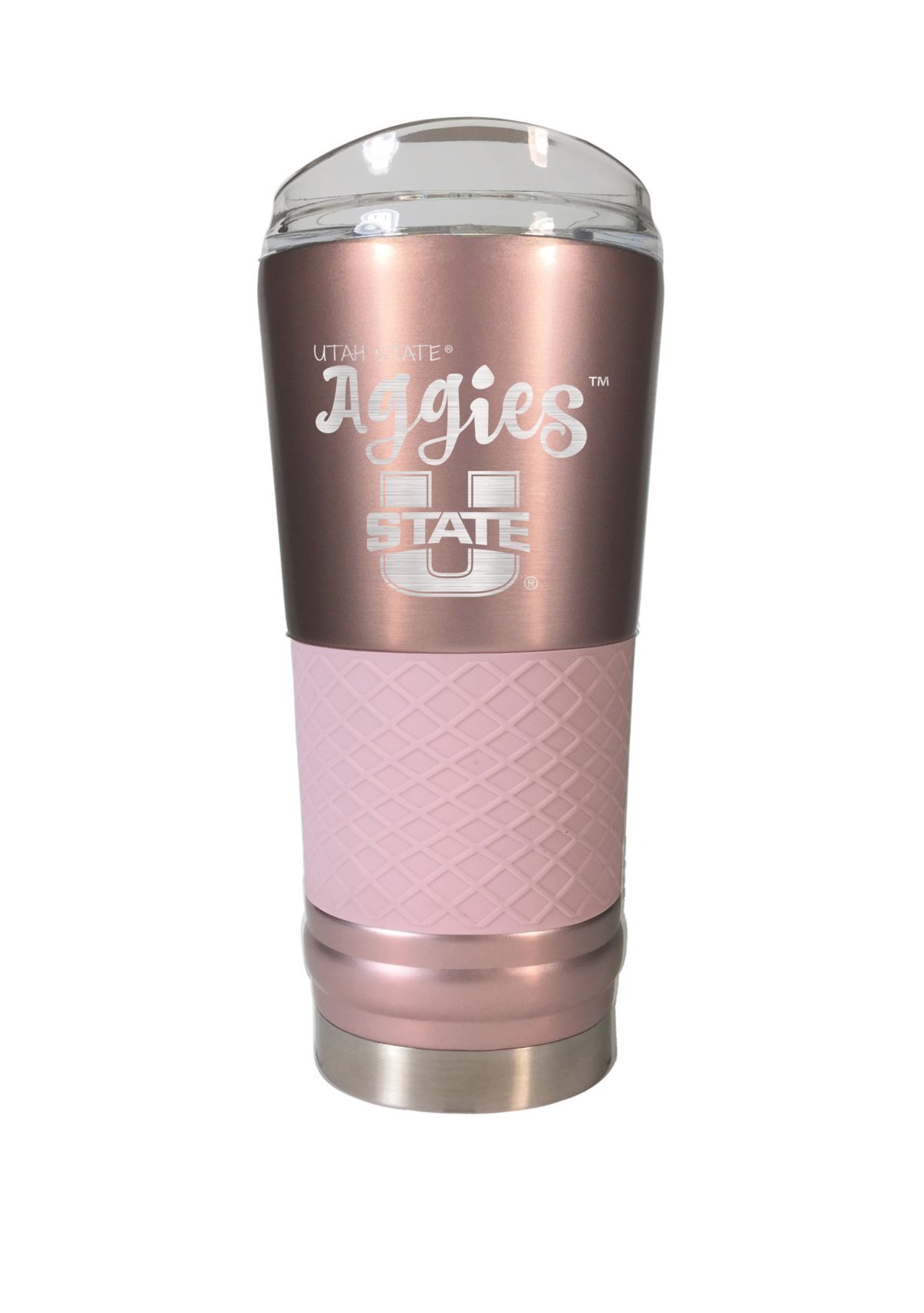 NCAA Utah State Aggies 24 oz Rose Gold Draft Tumbler