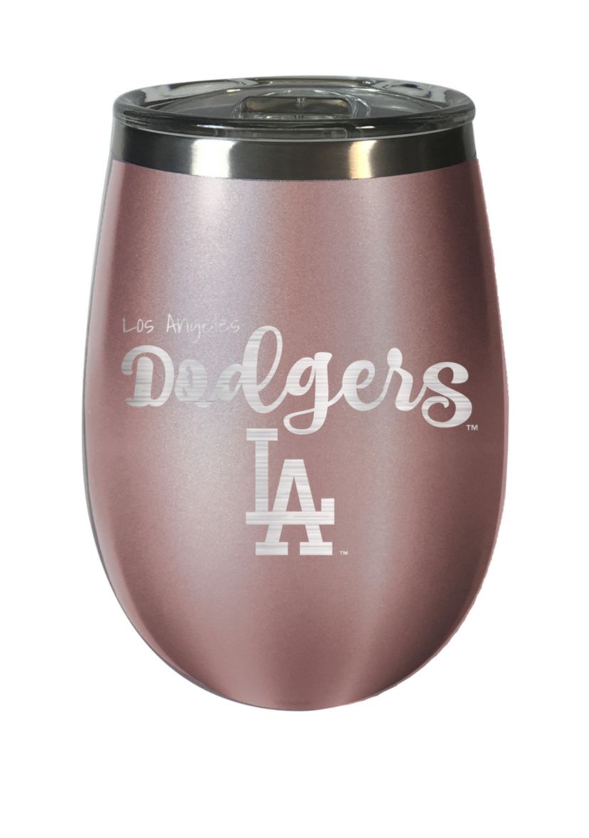 MLB Los Angeles Dodgers 12 Ounce Rose Gold Wine Tumbler