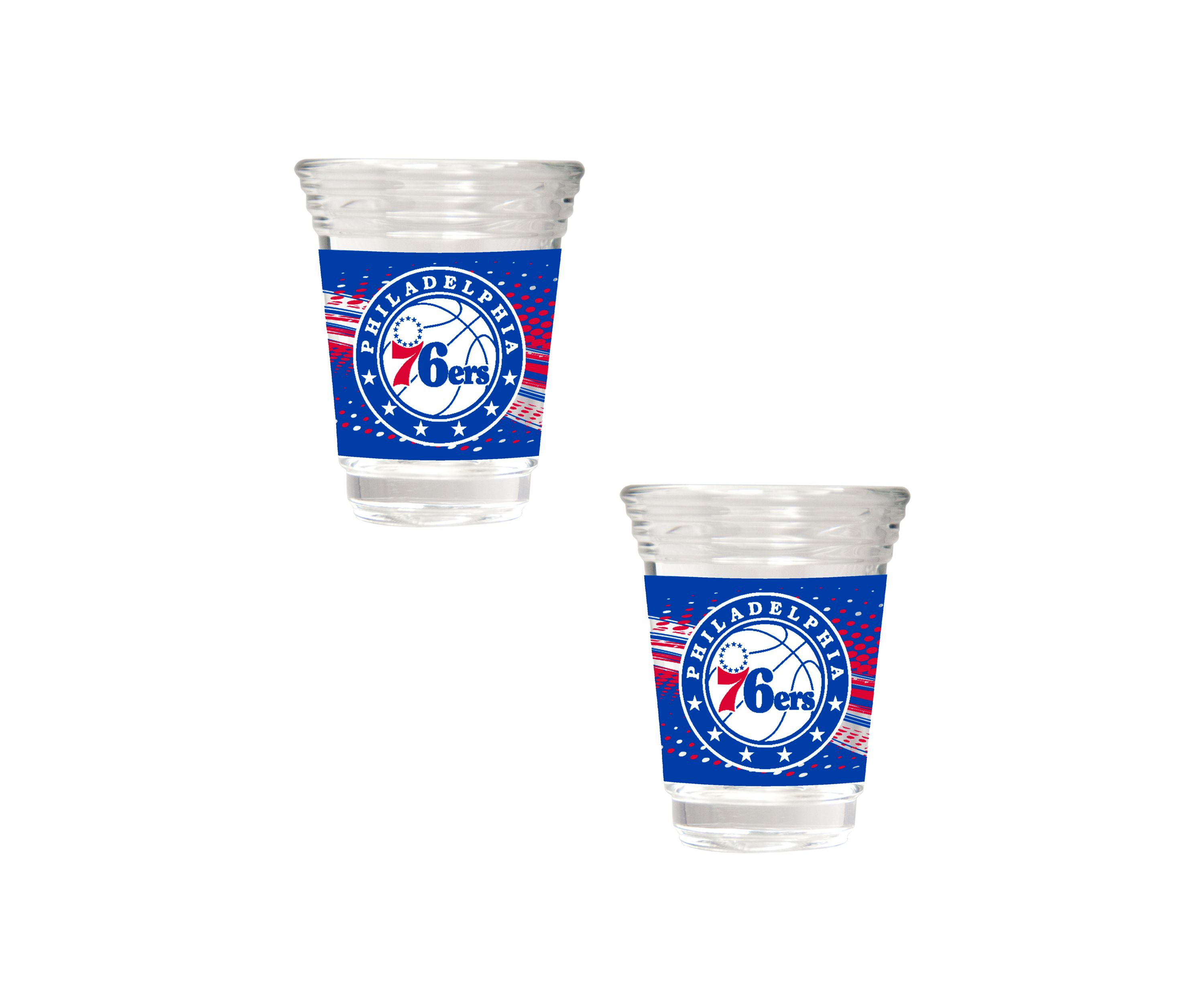 NBA Philadelphia 76ers 2 Ounce Party Shot Set