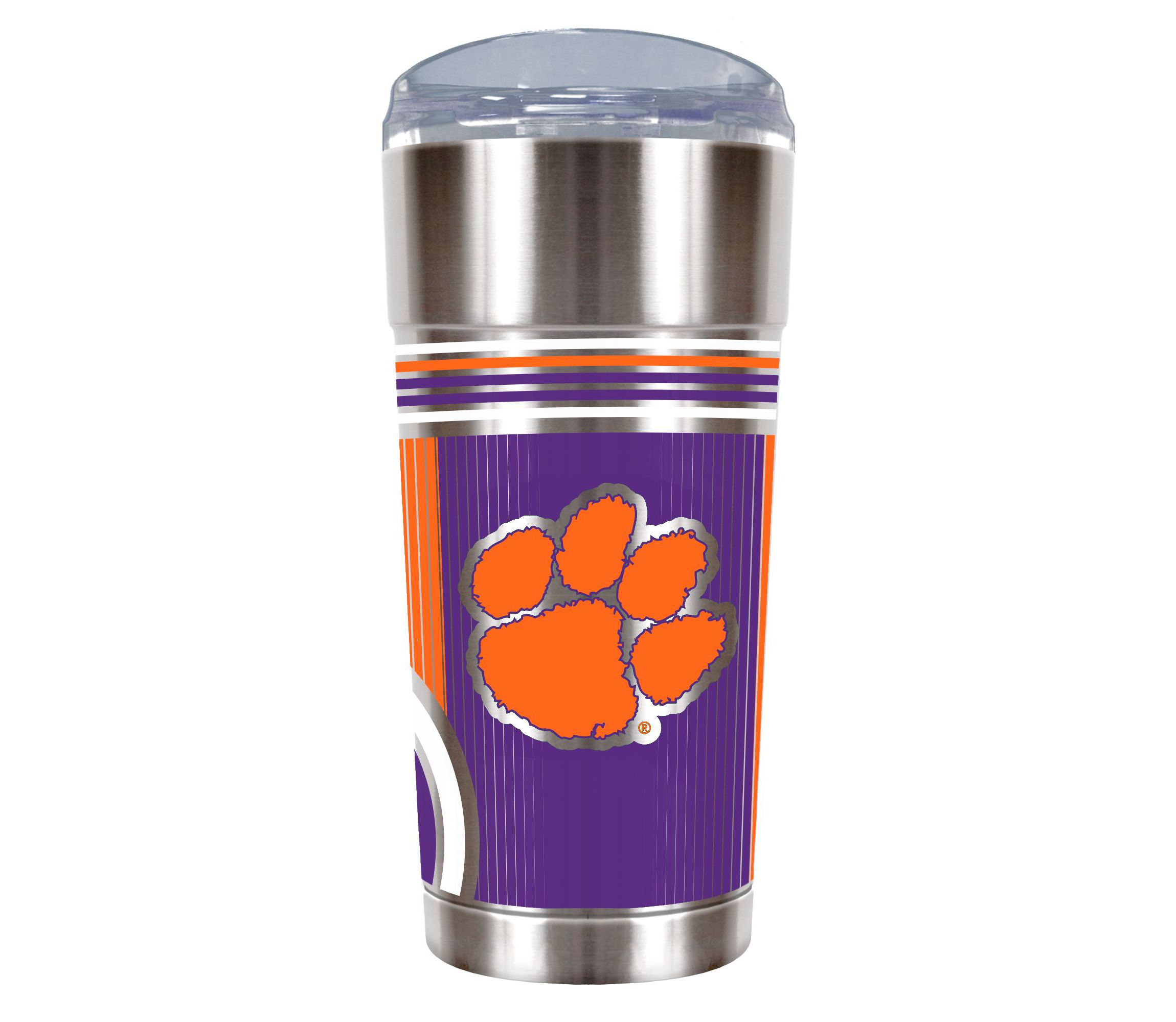 NCAA Clemson Tigers 24oz Stainless Steel Tumbler