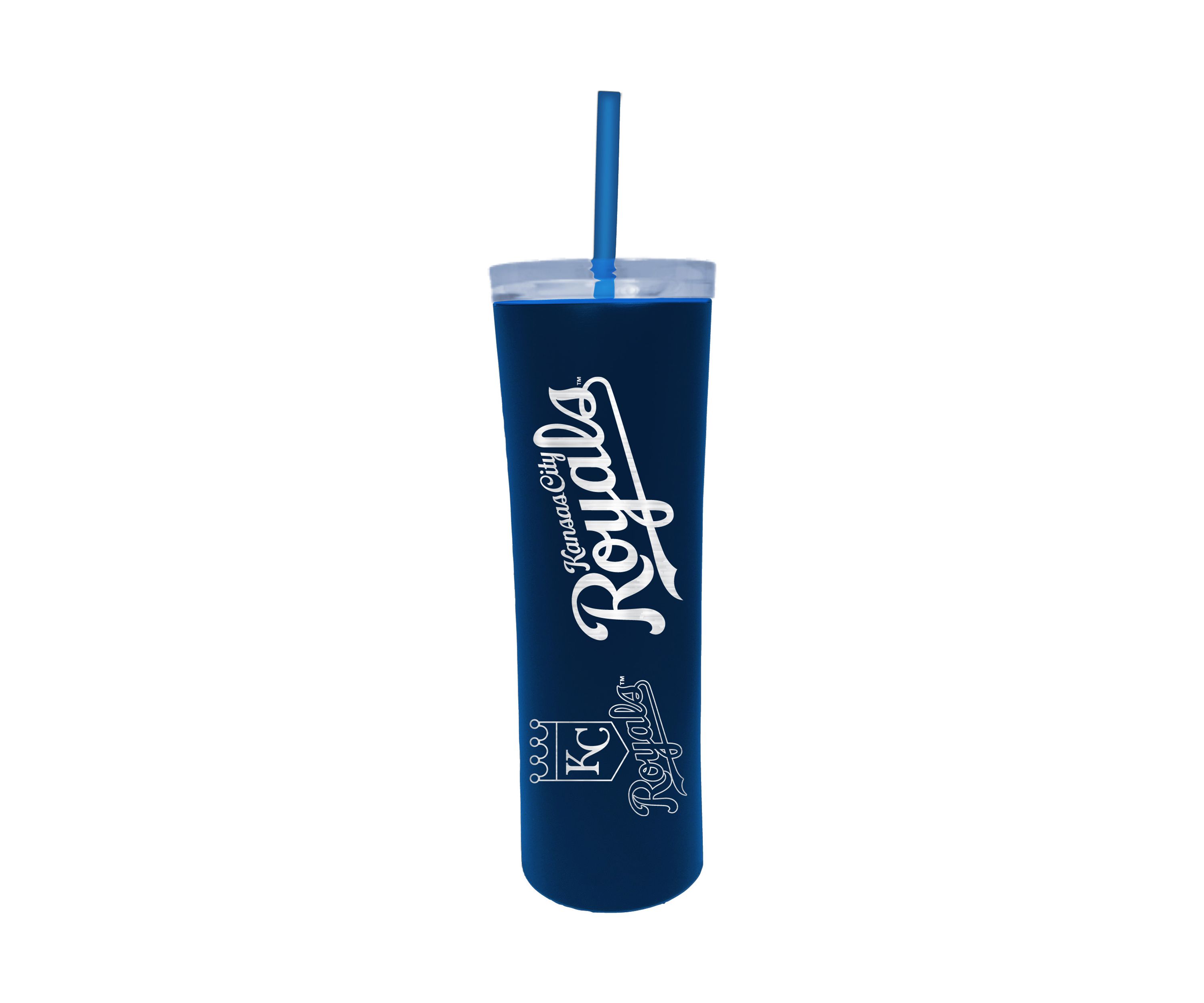 MLB Kansas City Royals 18 Ounce Team Colored Skinny Tumbler