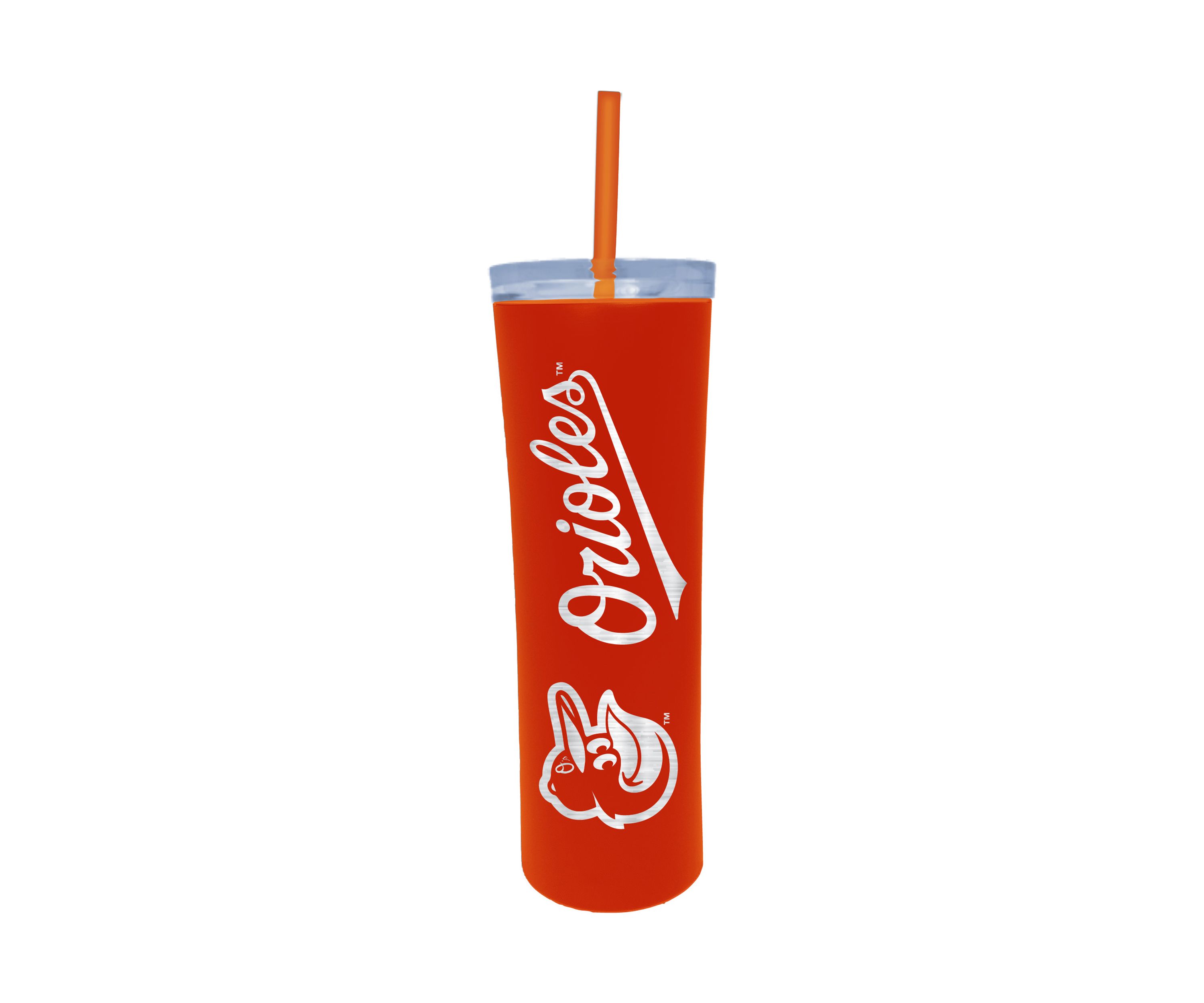MLB Baltimore Orioles 18 Ounce Team Colored Skinny Tumbler