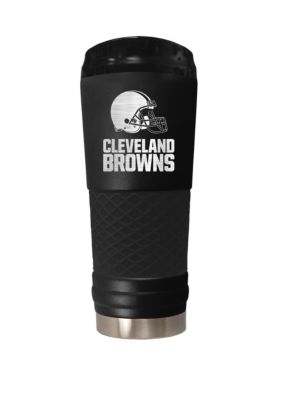 Great American Products NFL Cleveland Browns 24 Ounce Stealth Draft Tumbler, Black